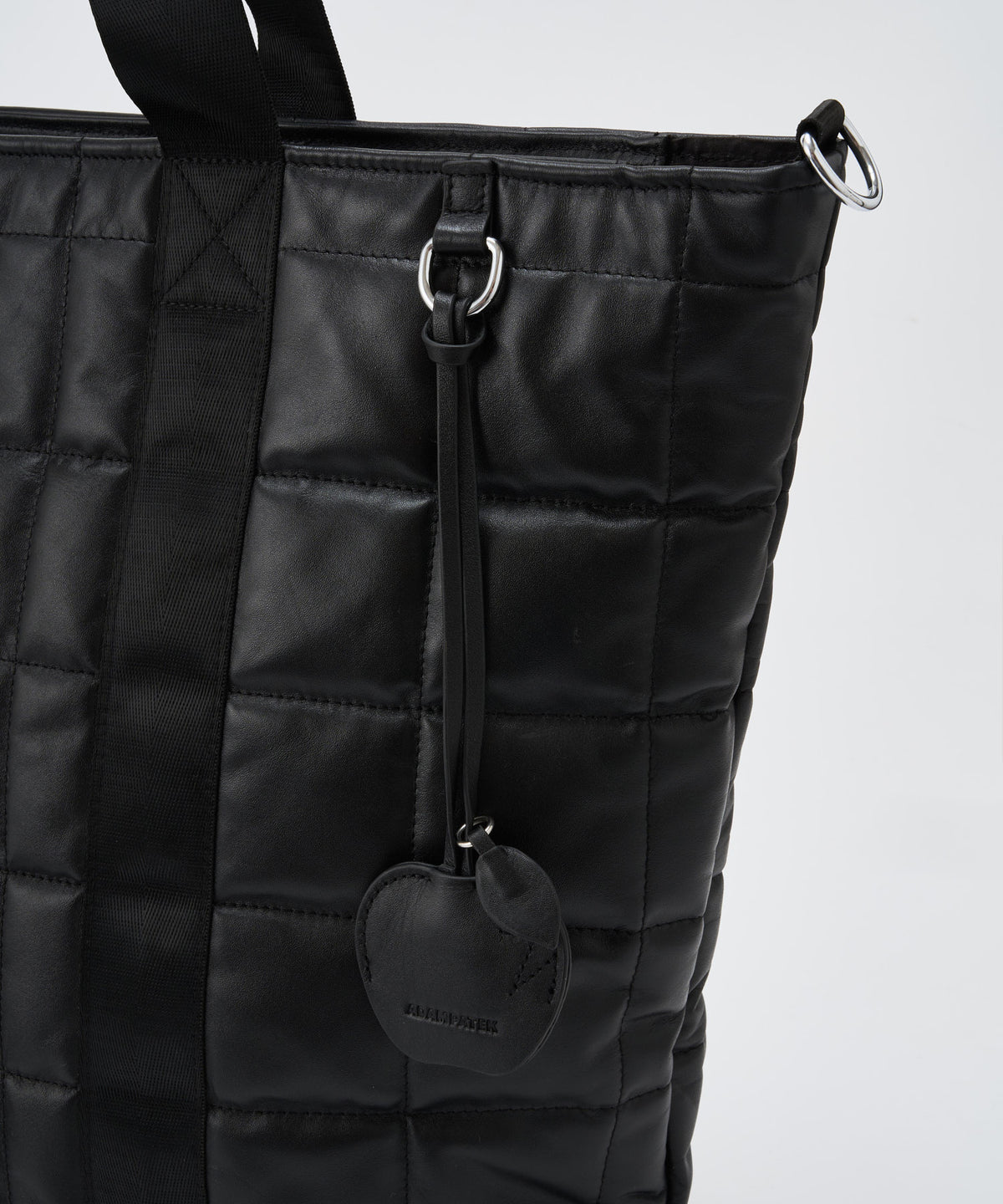 w/r leather quilting BIG tote