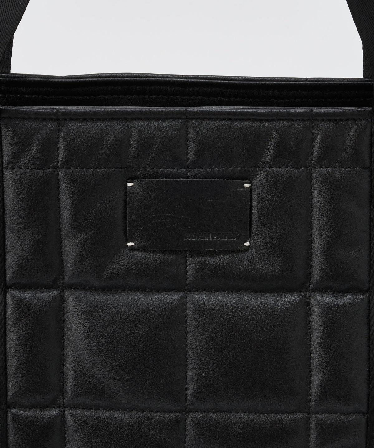 w/r leather quilting BIG tote