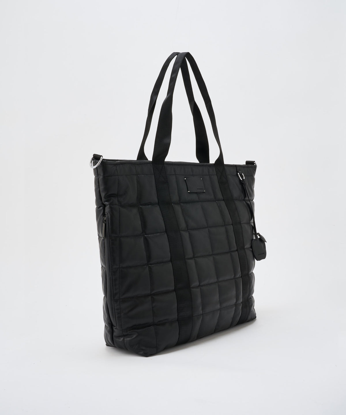 w/r leather quilting BIG tote