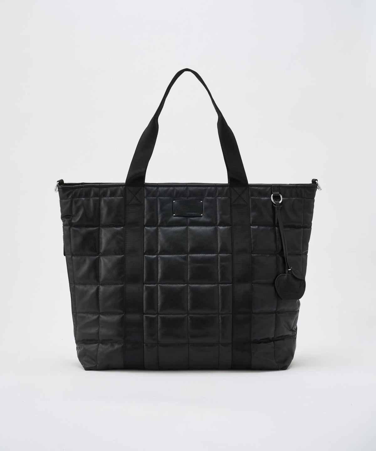 w/r leather quilting BIG tote