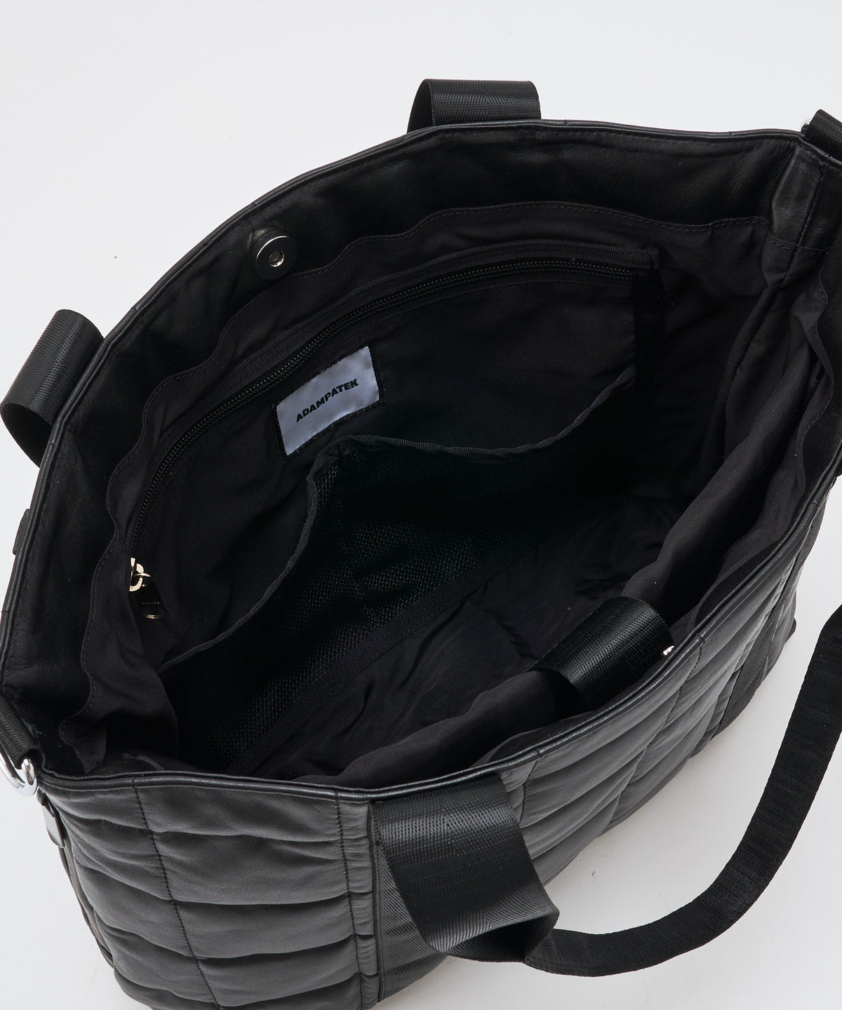w/r leather quilting medium tote