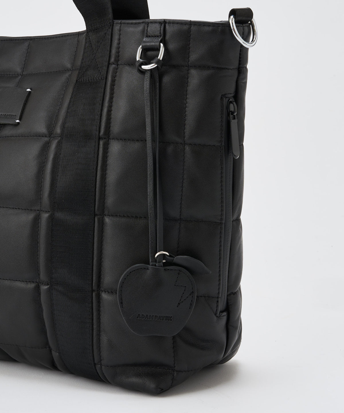 w/r leather quilting medium tote