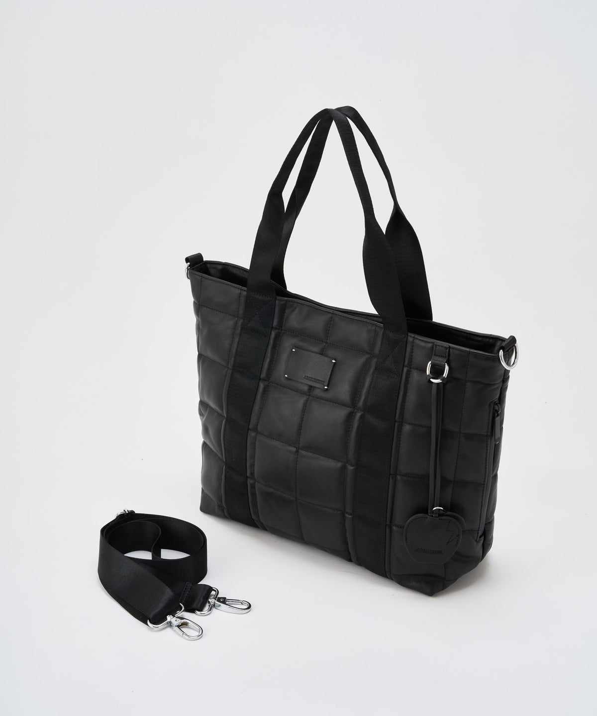 w/r leather quilting medium tote