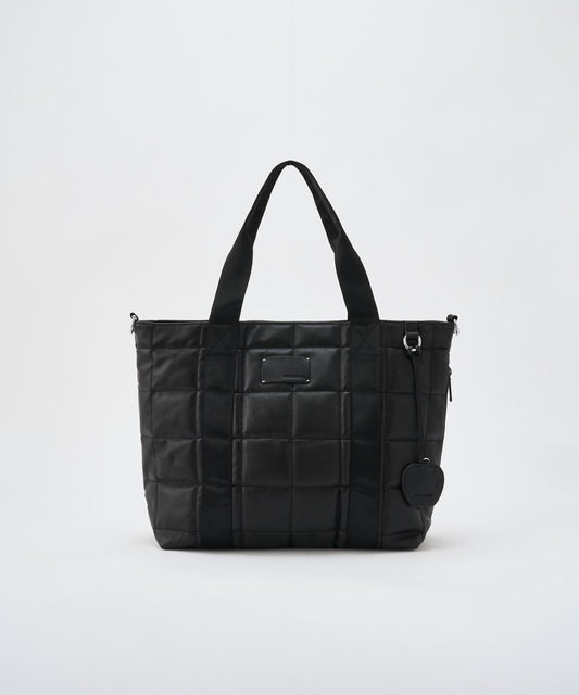 w/r leather quilting medium tote