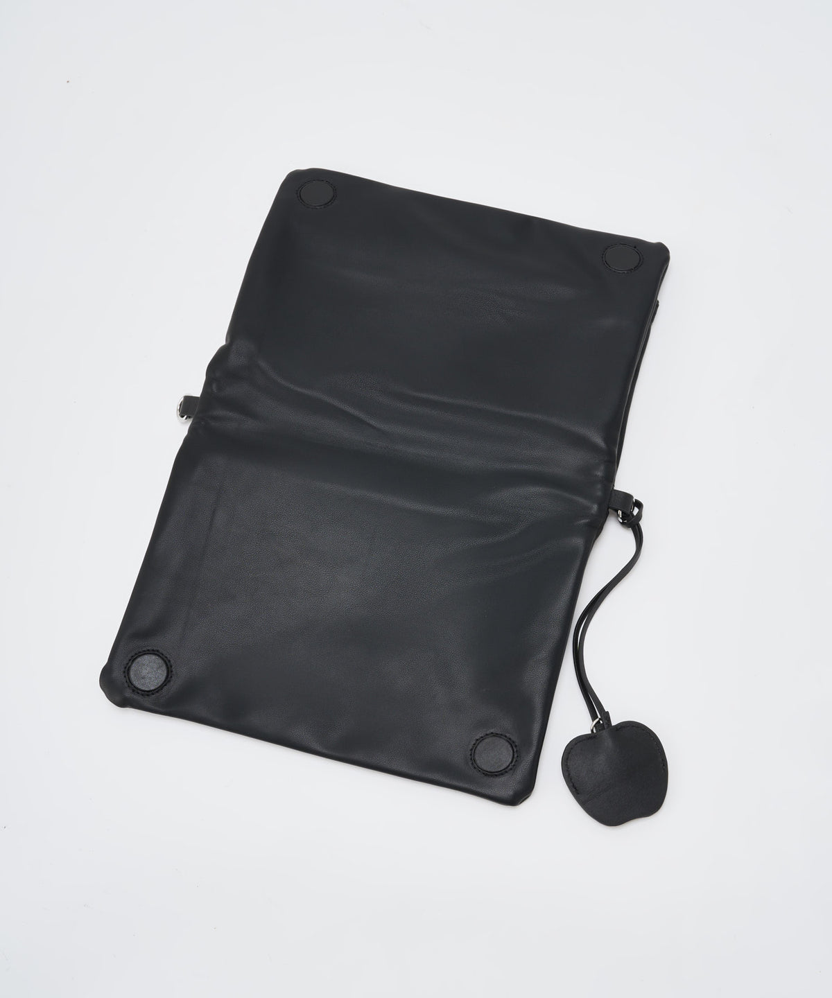 w/r leather convertible clutch bag