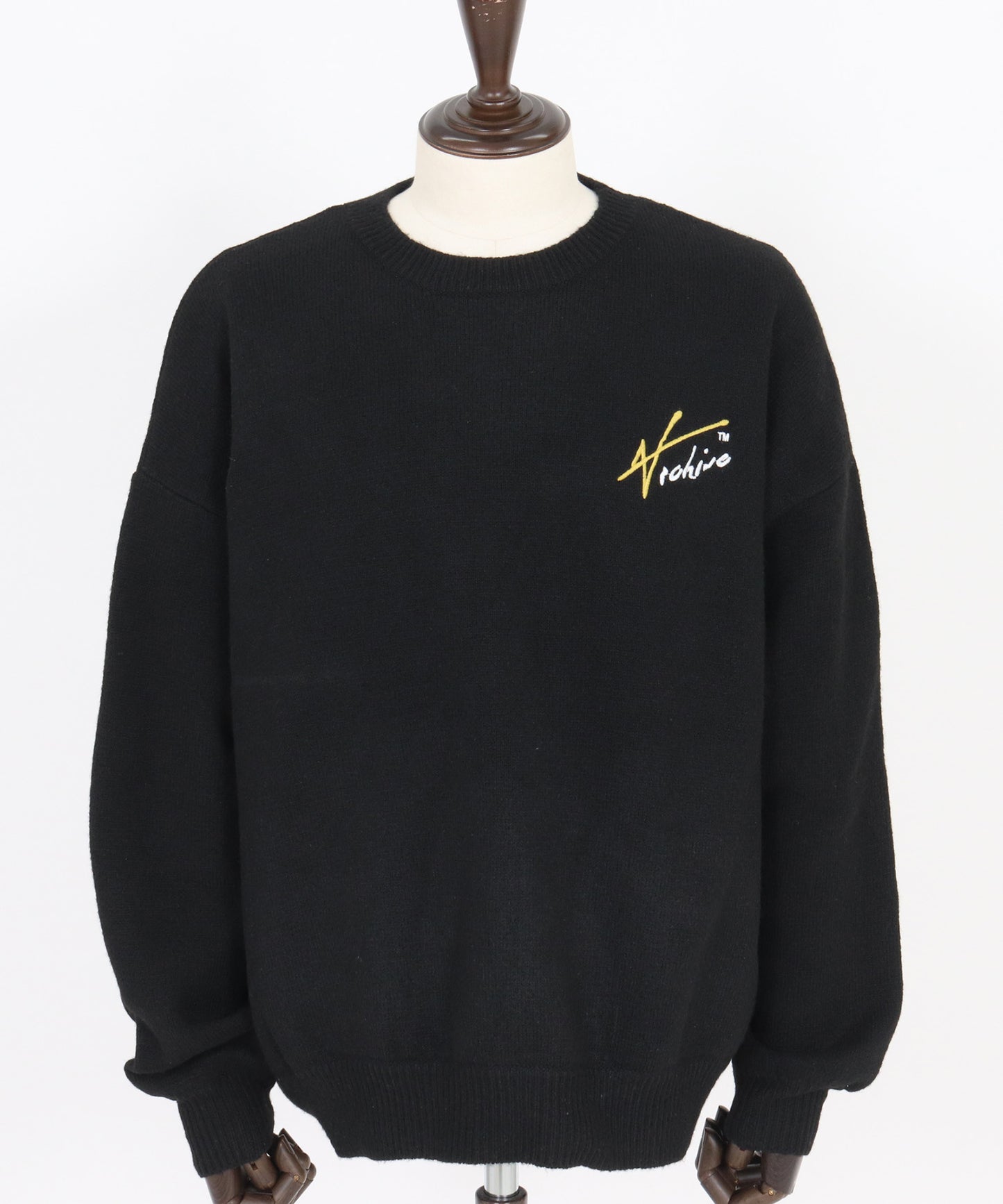 archive shaggy crest crewneck
