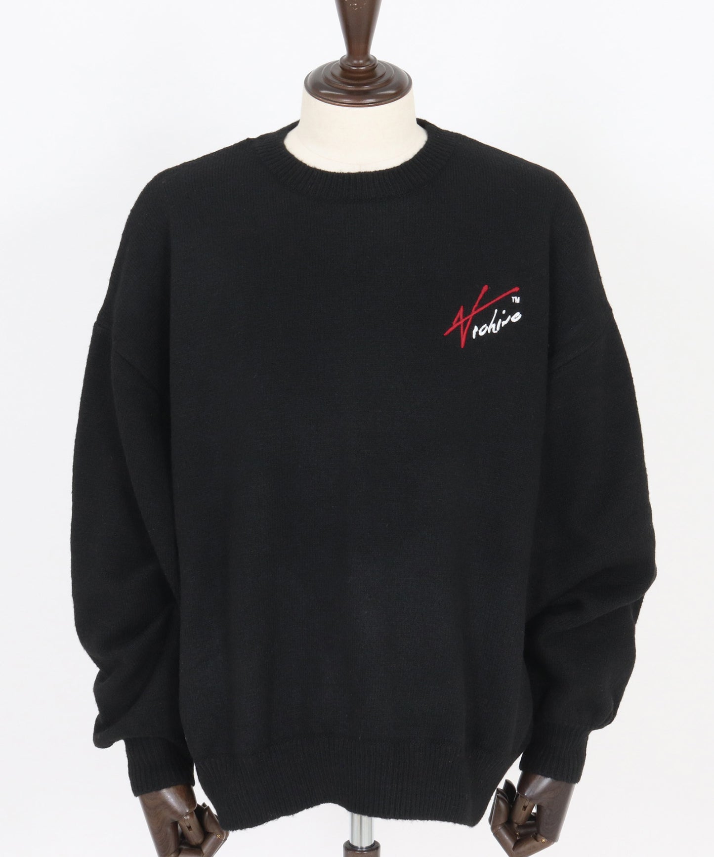 archive shaggy crest crewneck