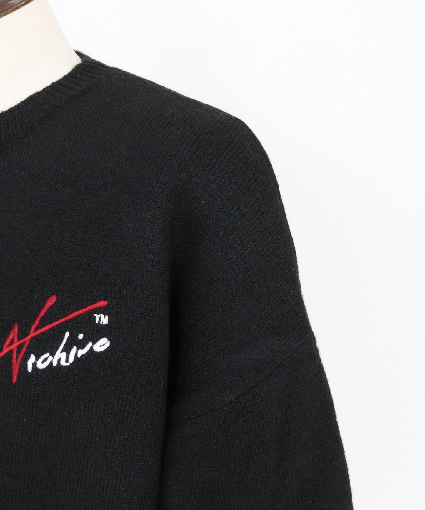 archive shaggy crest crewneck