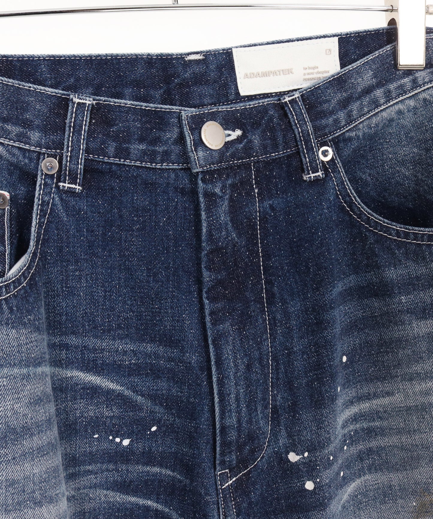 washed riot nep selvedge denim