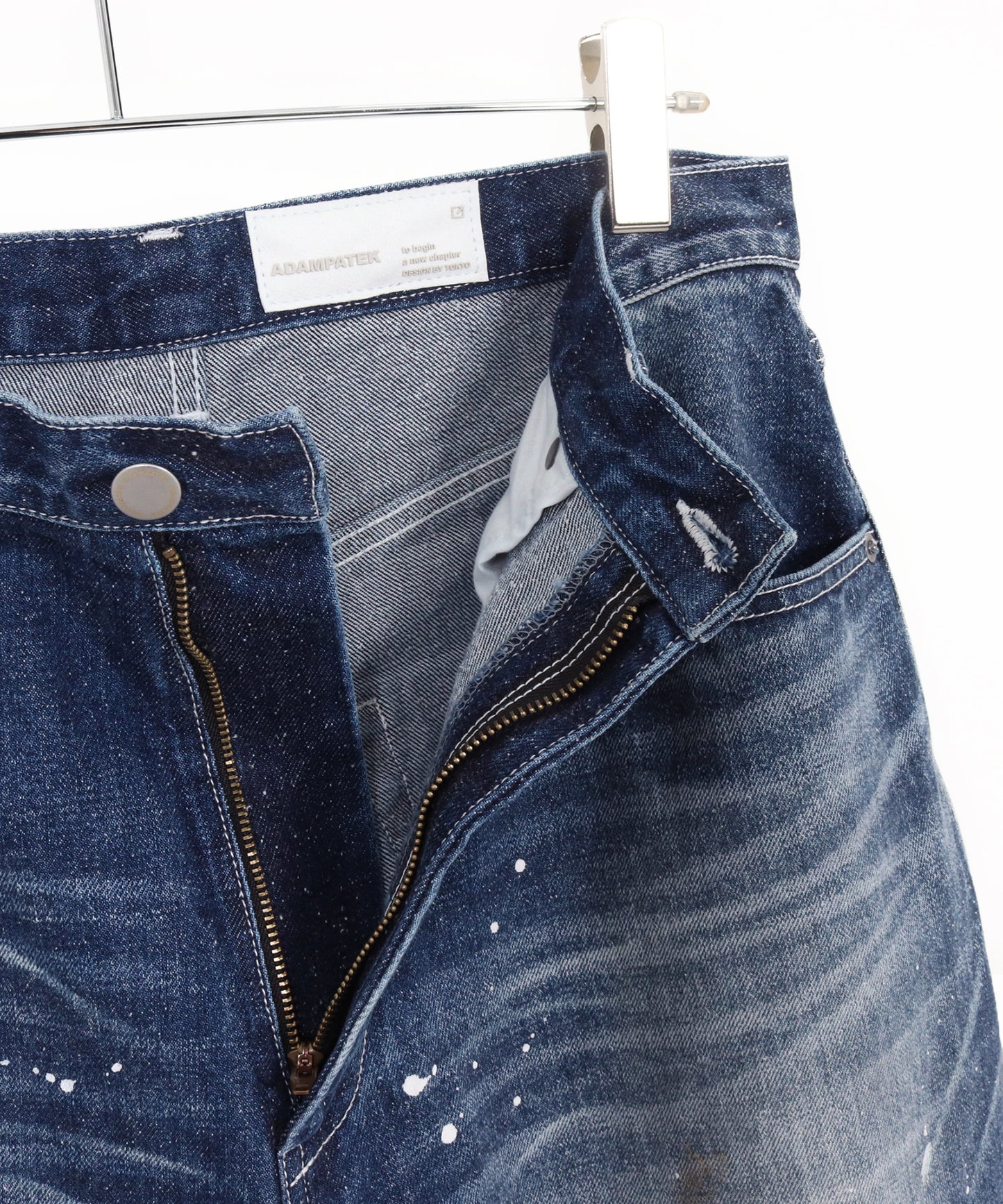 washed riot nep selvedge denim