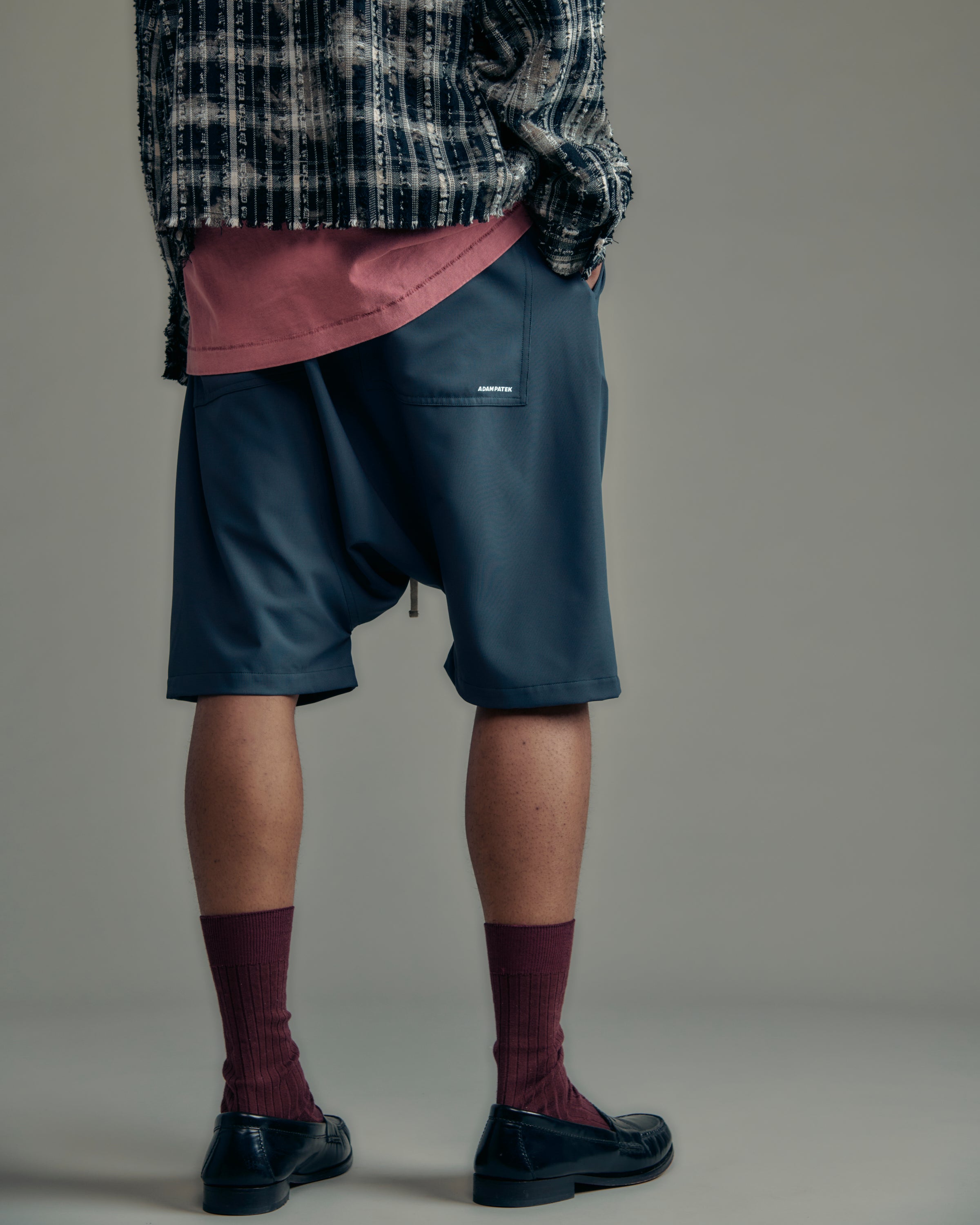 ripple sarouel short pants – ADAMPATEK