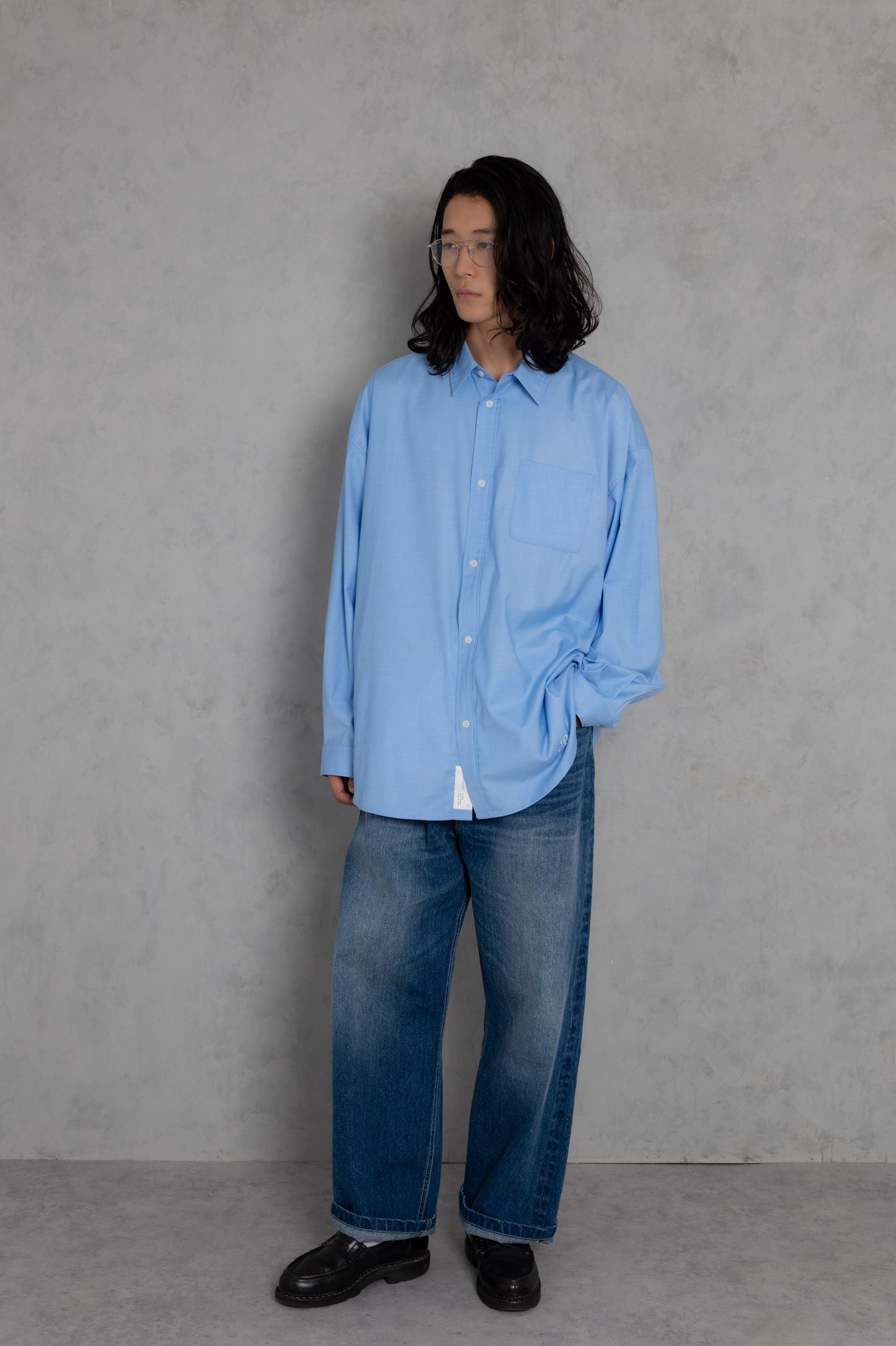 ap embroidery looose shirt_AP2425018_トップス