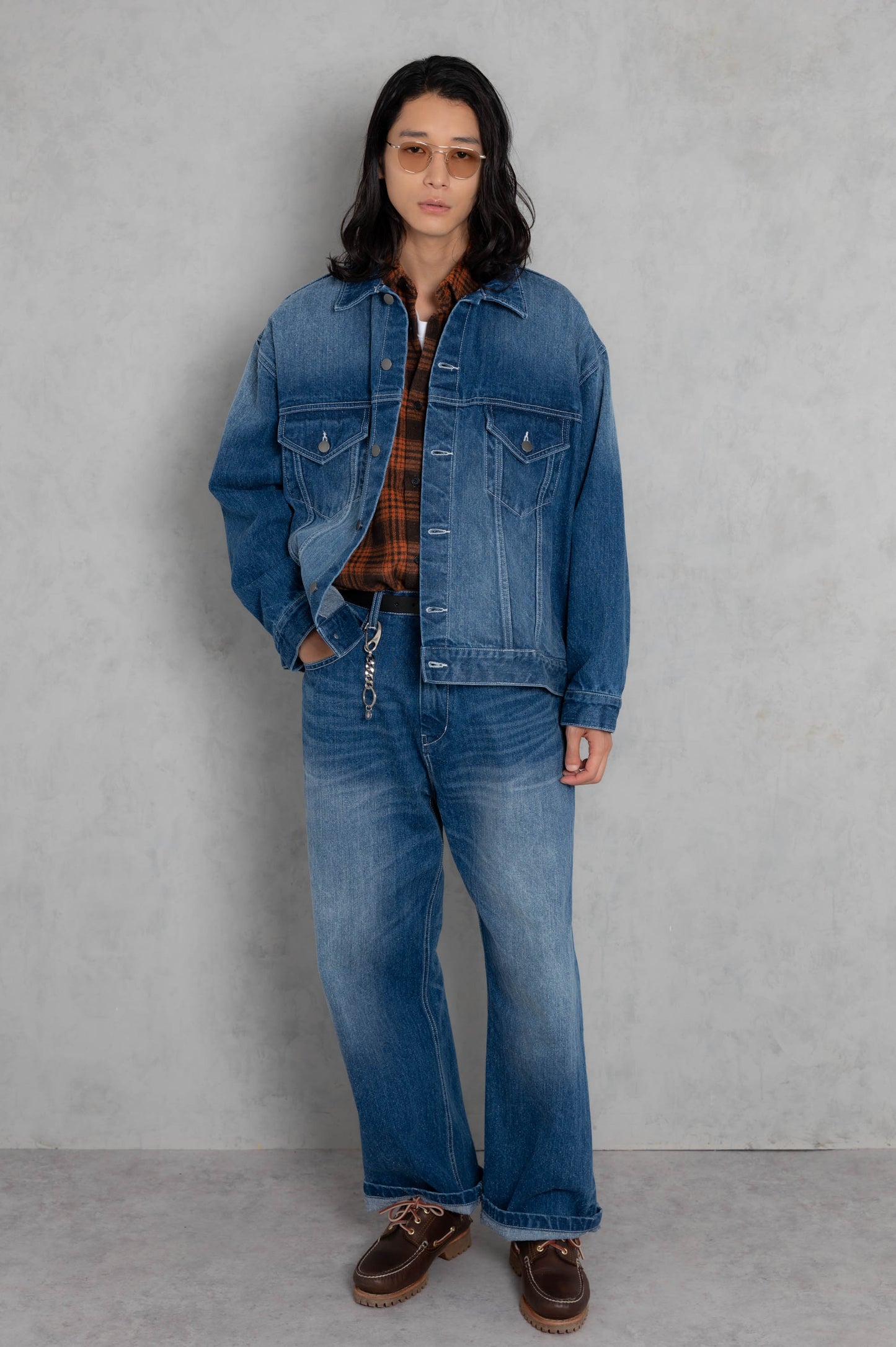 thick selvedge nep denim jacket_AP2423016_アウター