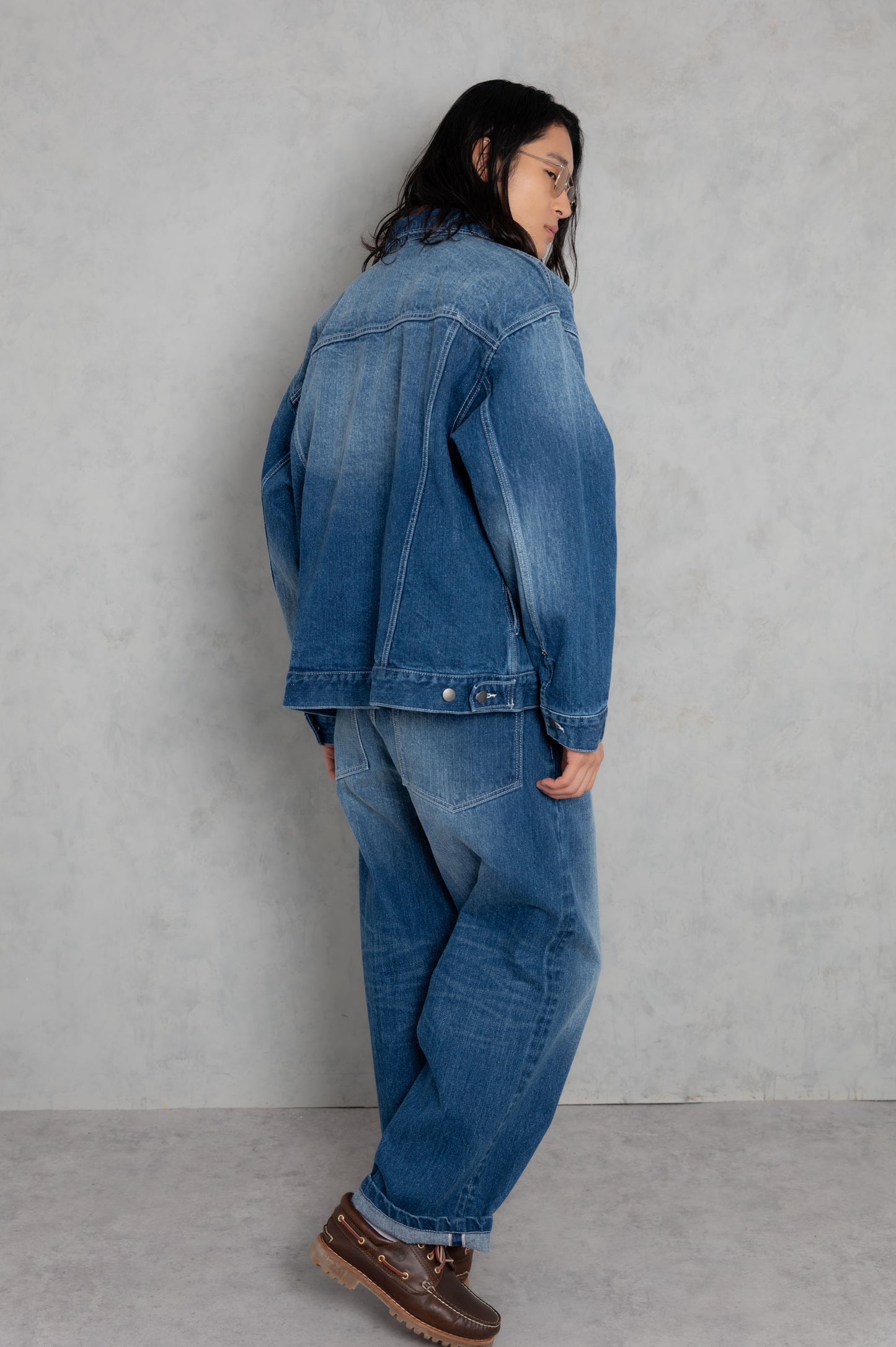 thick selvedge nep denim jacket_AP2423016_アウター