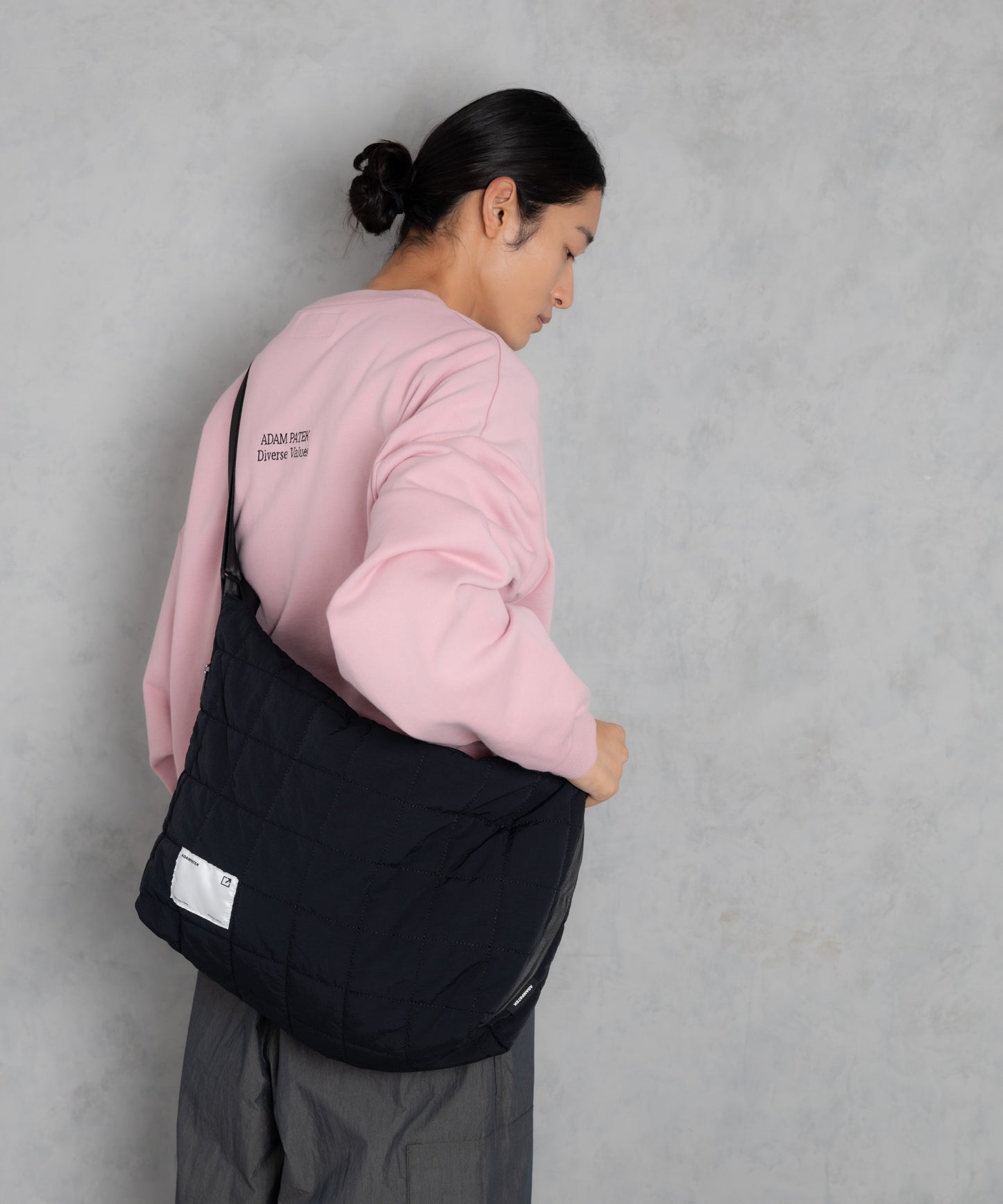 square quilt BIG shoulder bag_AP2229000_バッグ