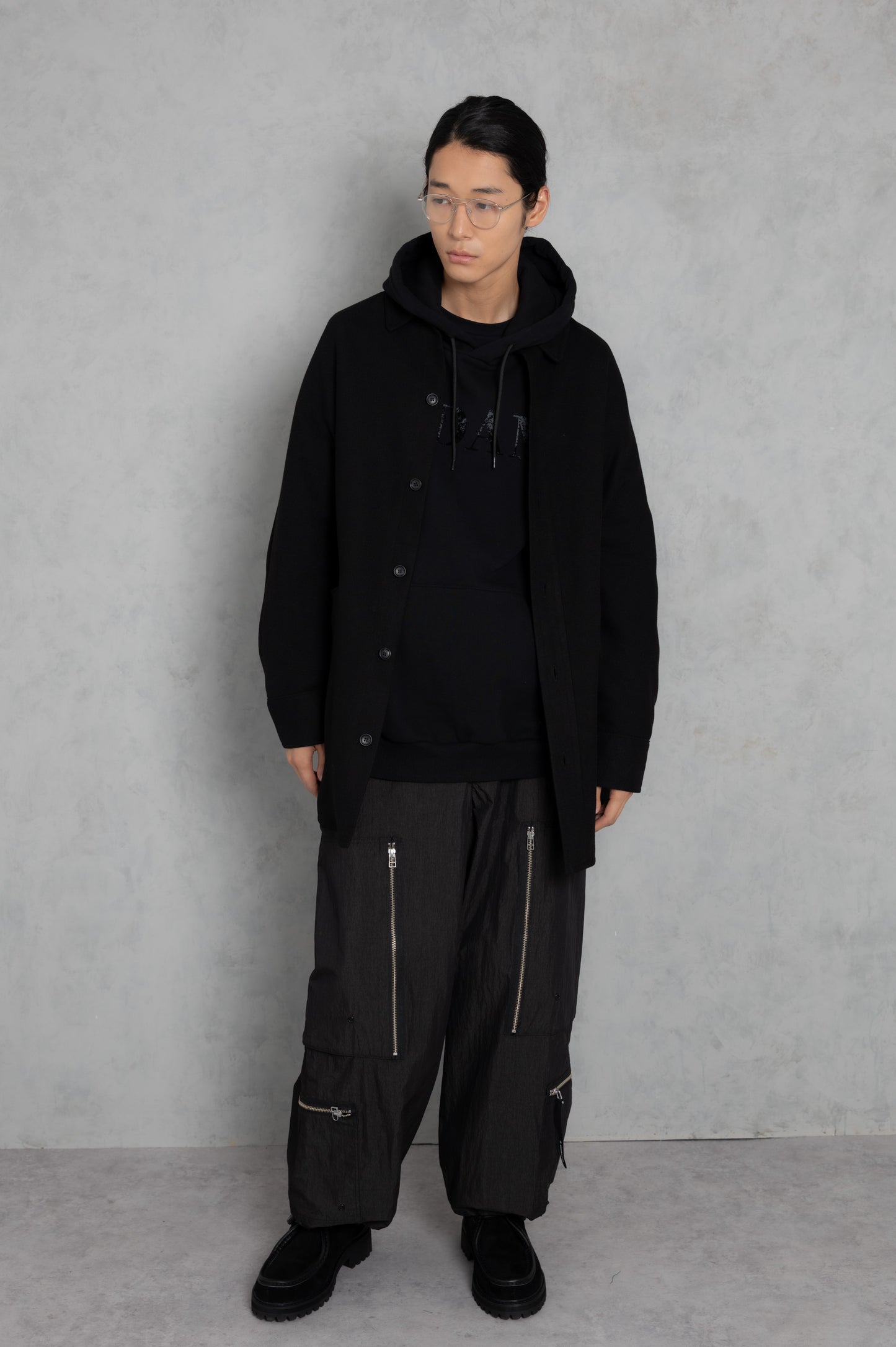 c/n wide parachute pants_AP2428015_ボトムス