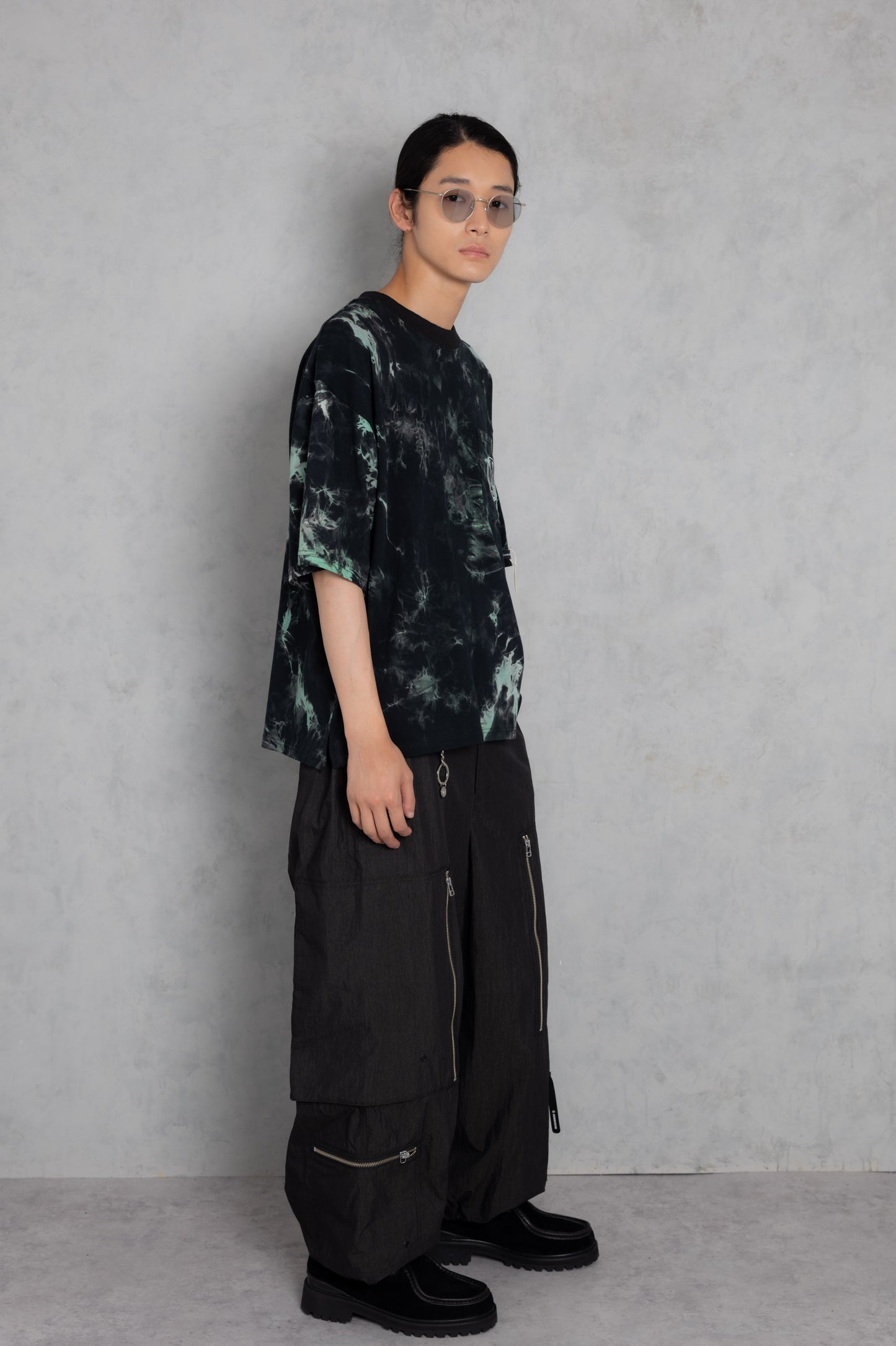 c/n wide parachute pants_AP2428015_ボトムス