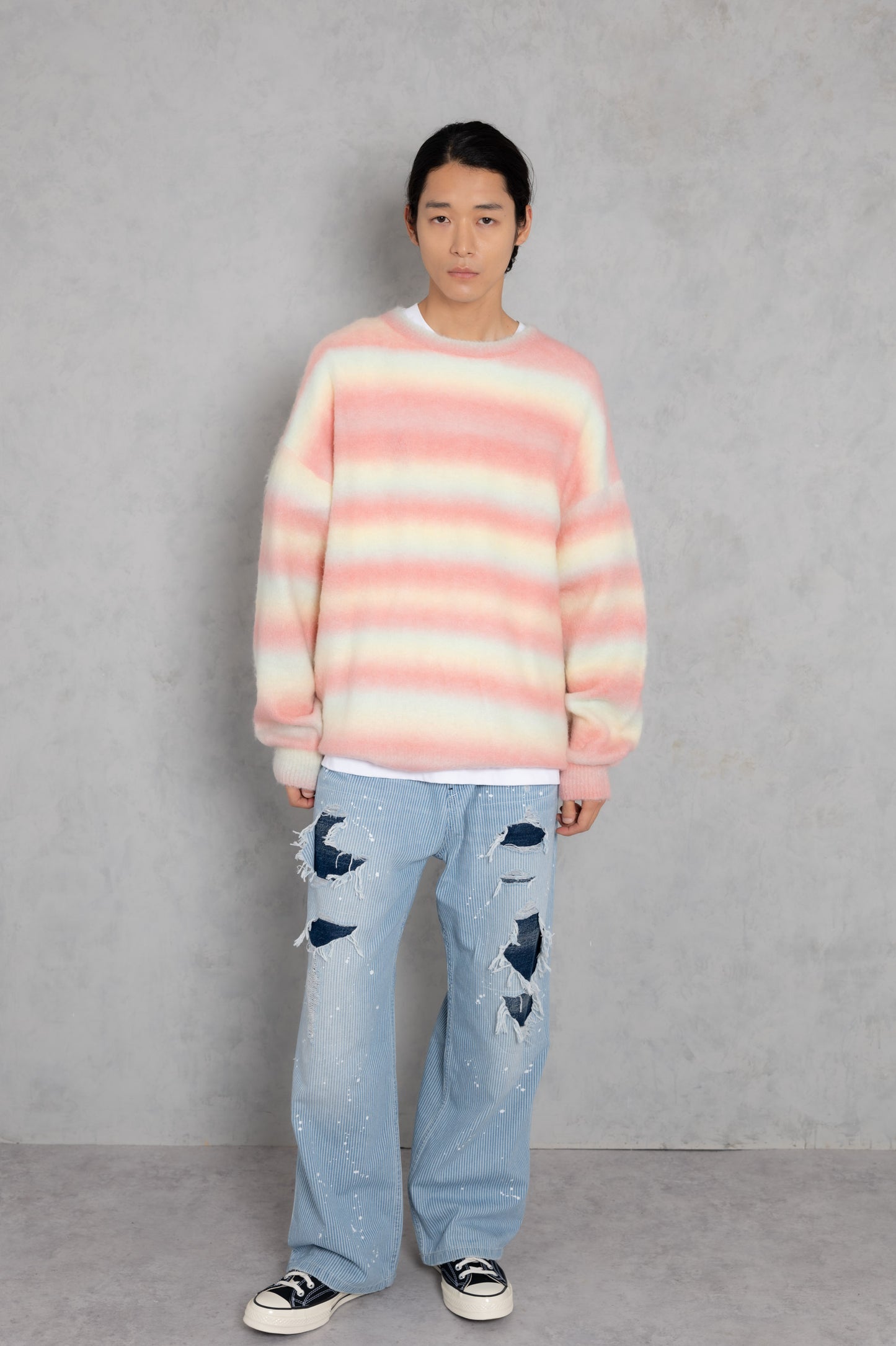 clash looose hickory denim_AP2428033_ボトムス
