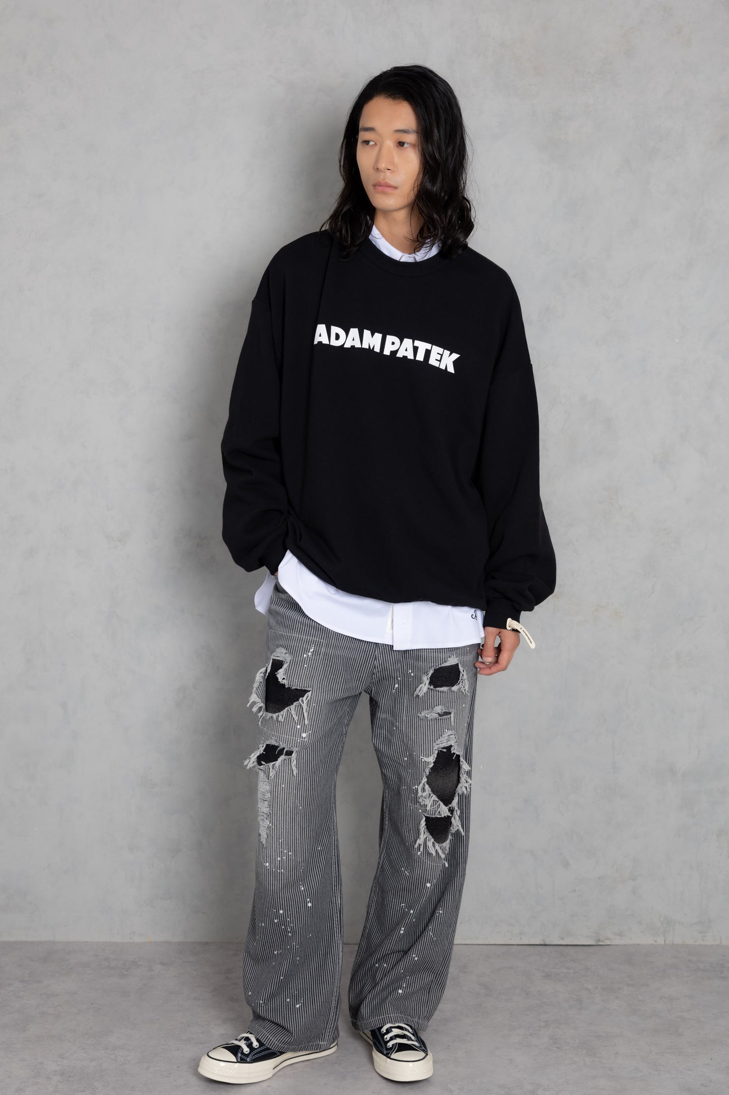 clash looose hickory denim_AP2428033_ボトムス