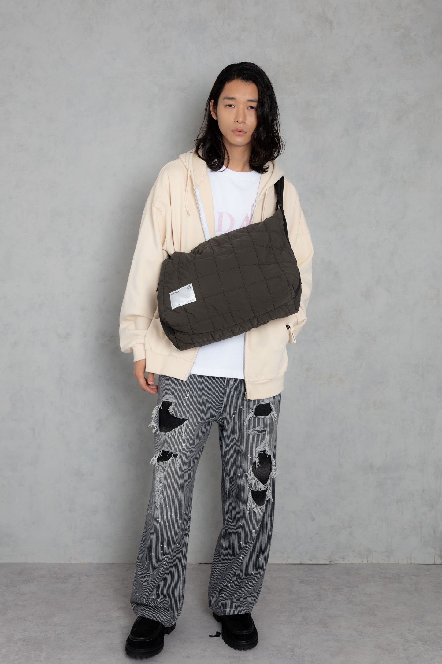 square quilt BIG shoulder bag_AP2229000_バッグ