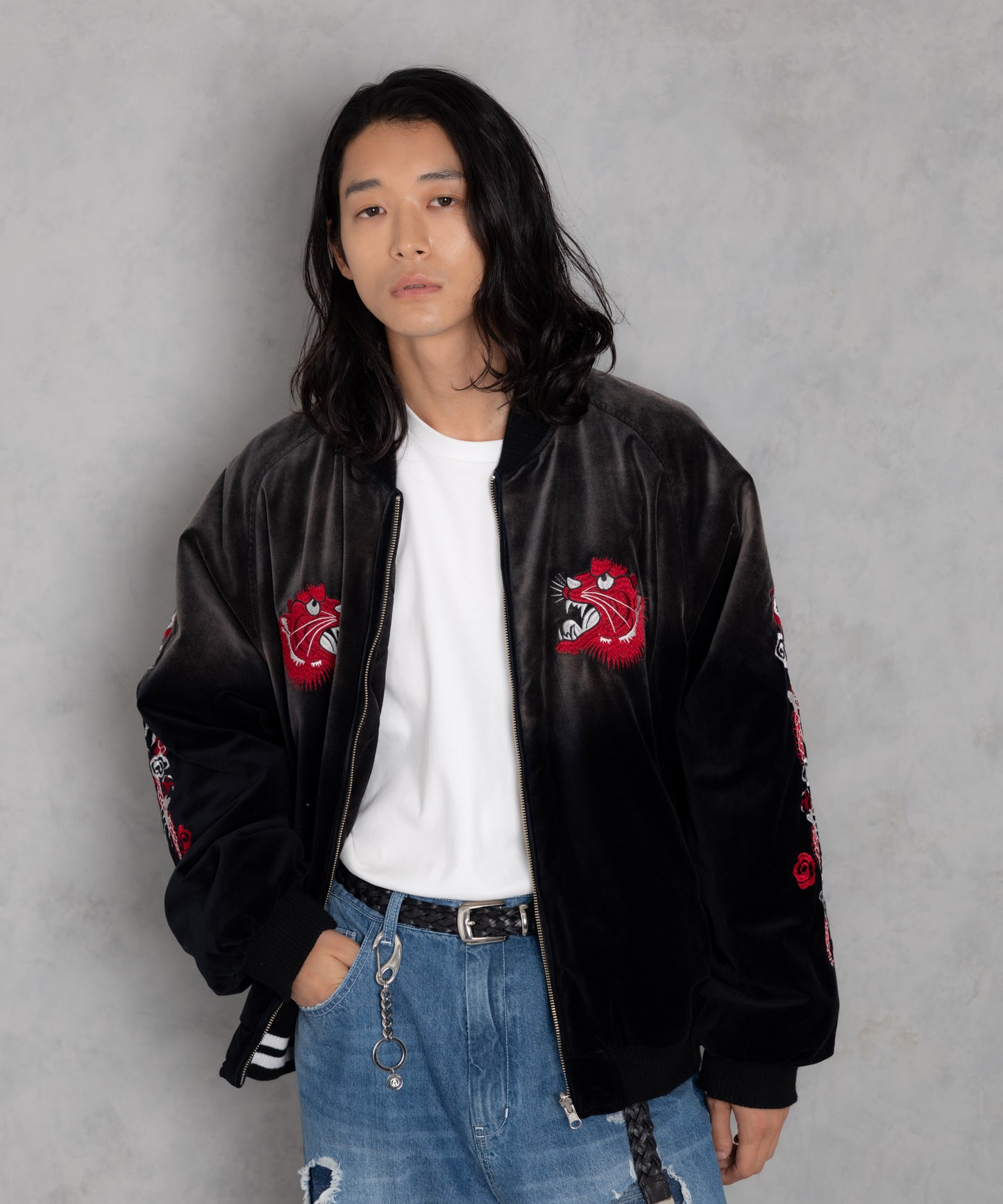 aging reversible souvenir jacket_AP2423004_アウター