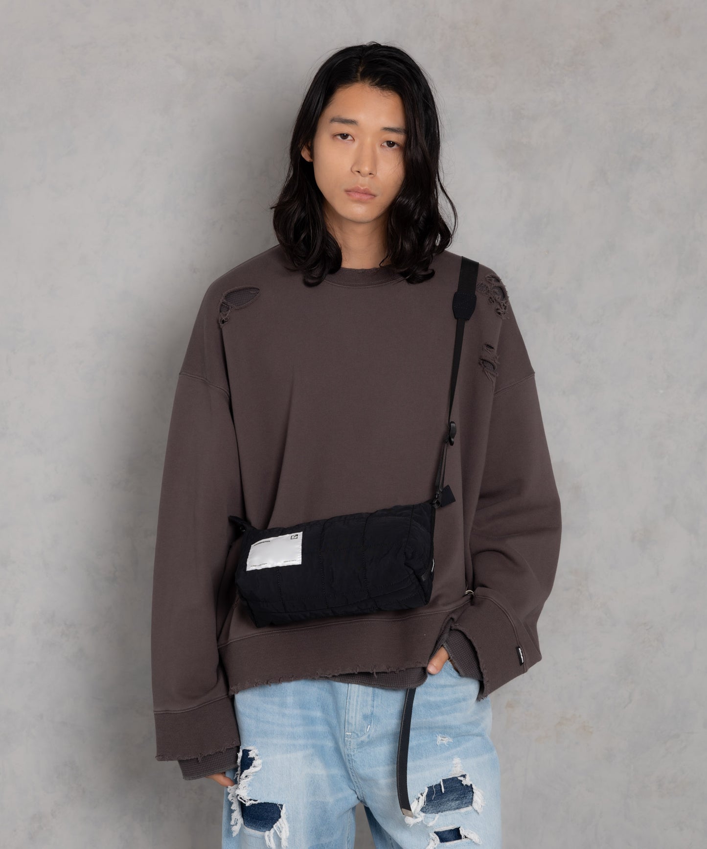 square quilt mini shoulder bag_AP2329004_バッグ