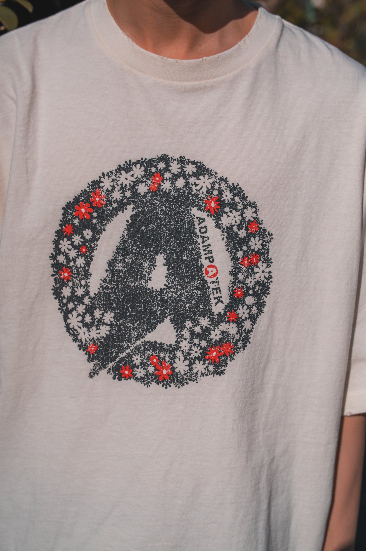 flower anarchy short sleeve pigment_AP2414024_Tシャツ