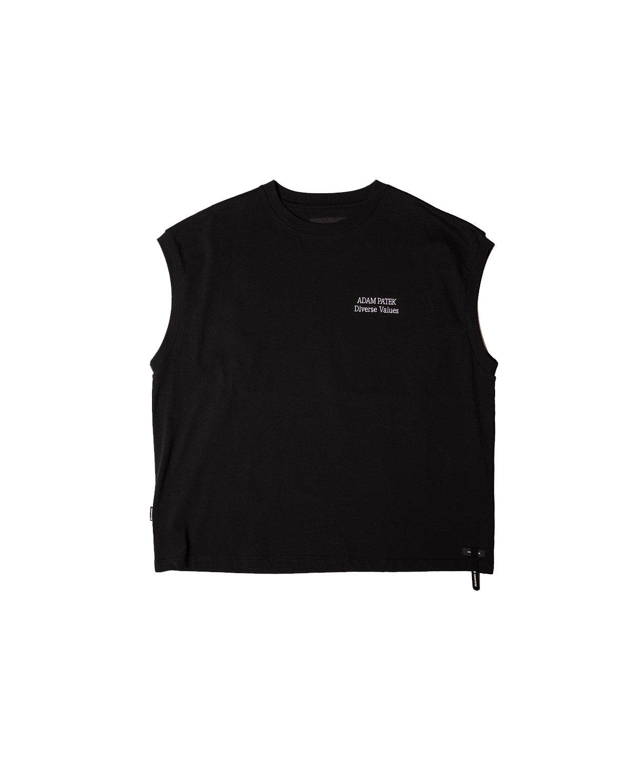 logo embroidery sleeveless_AP2414021_ノースリーブTシャツ