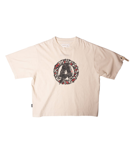 flower anarchy short sleeve pigment_AP2414024_Tシャツ