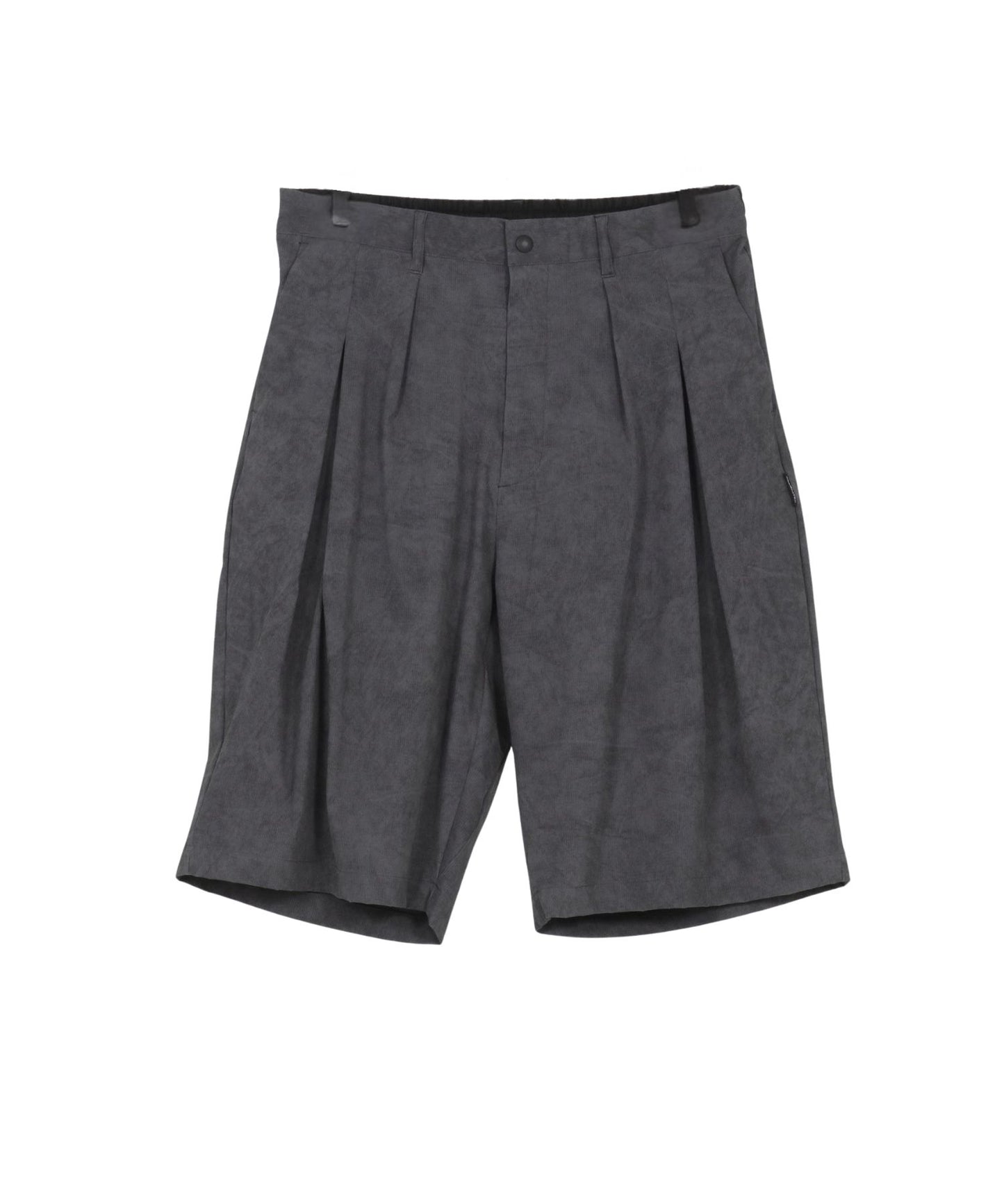 uneven dyeing short pants