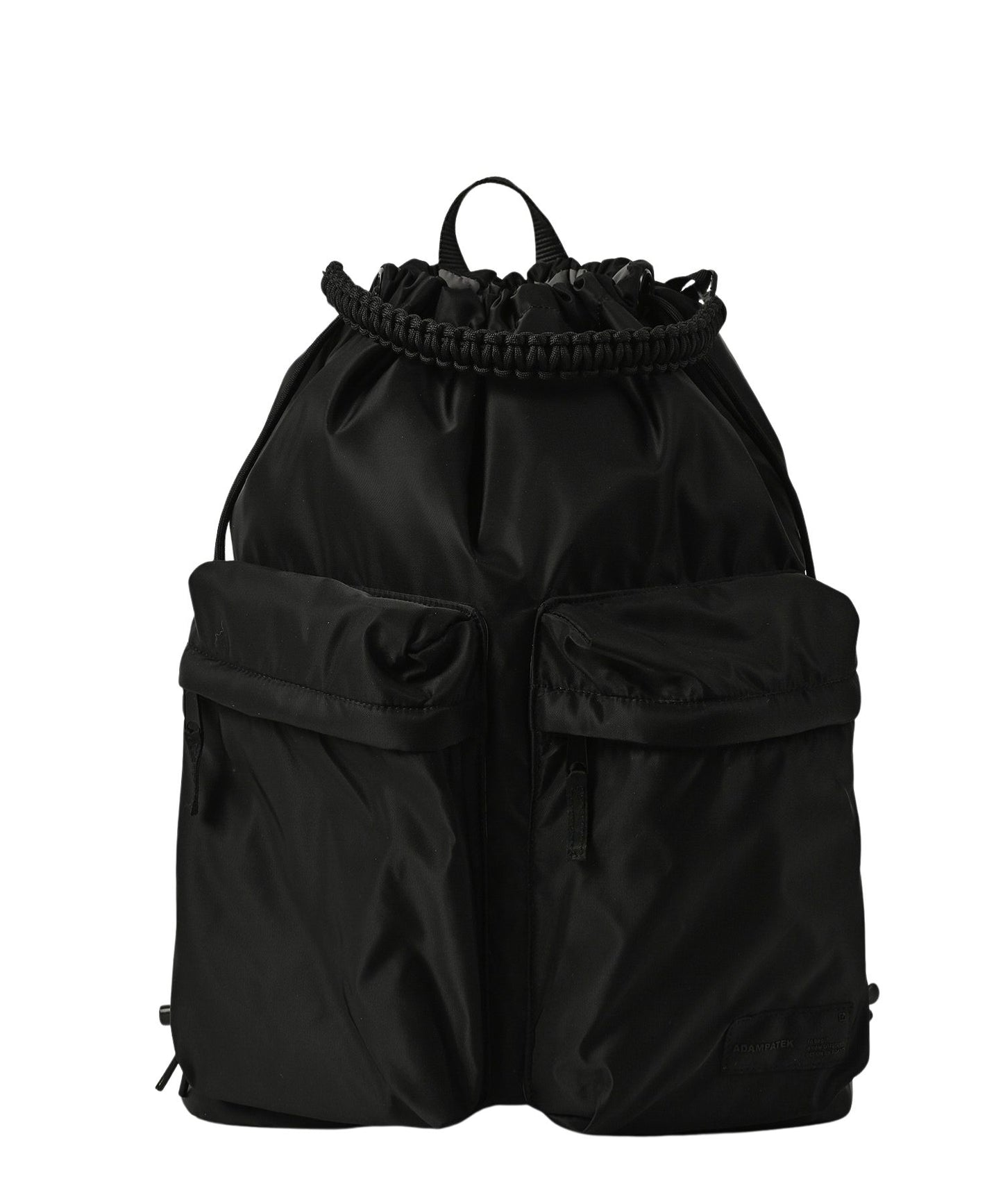 double pockets drawstring backpack