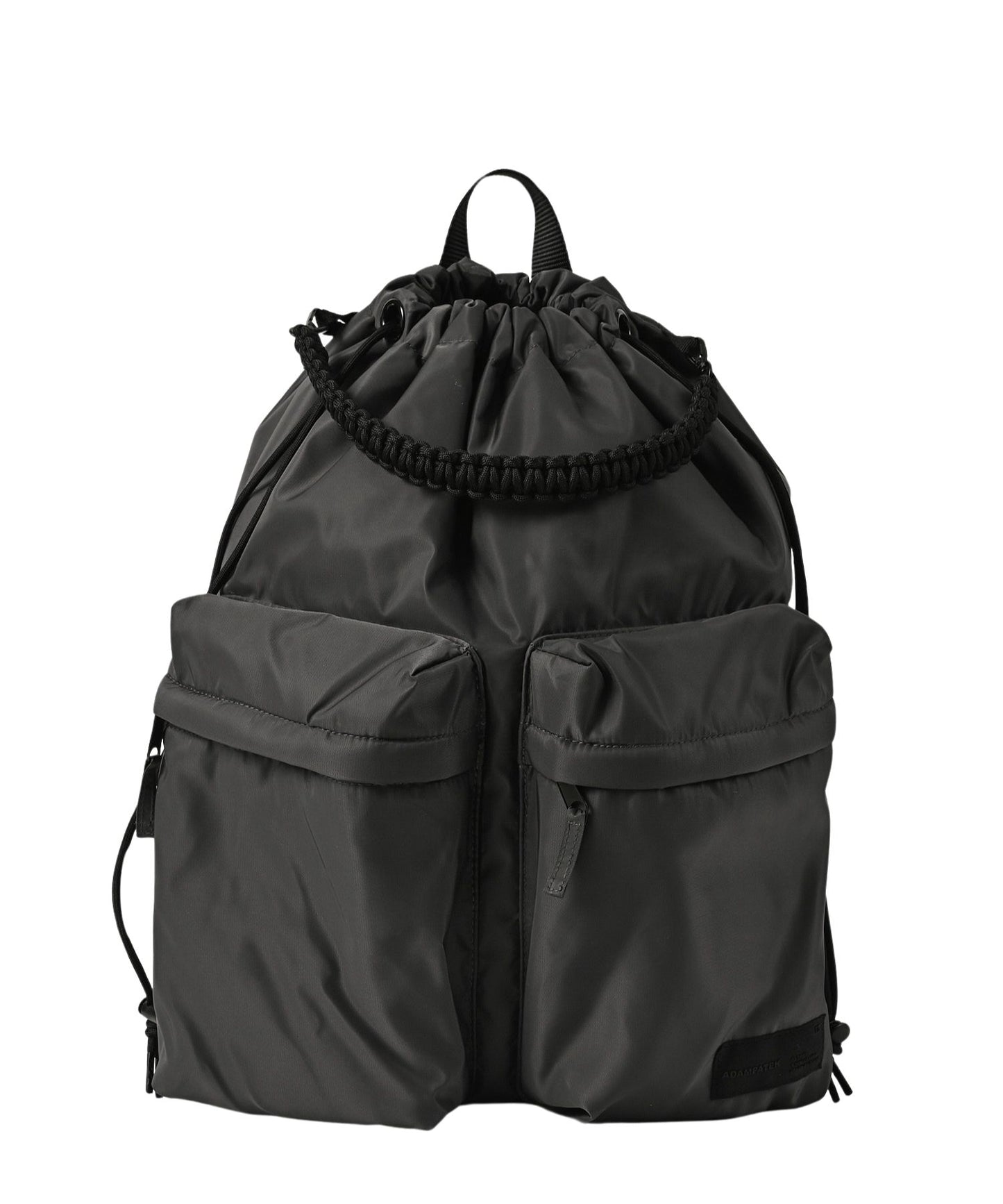 double pockets drawstring backpack