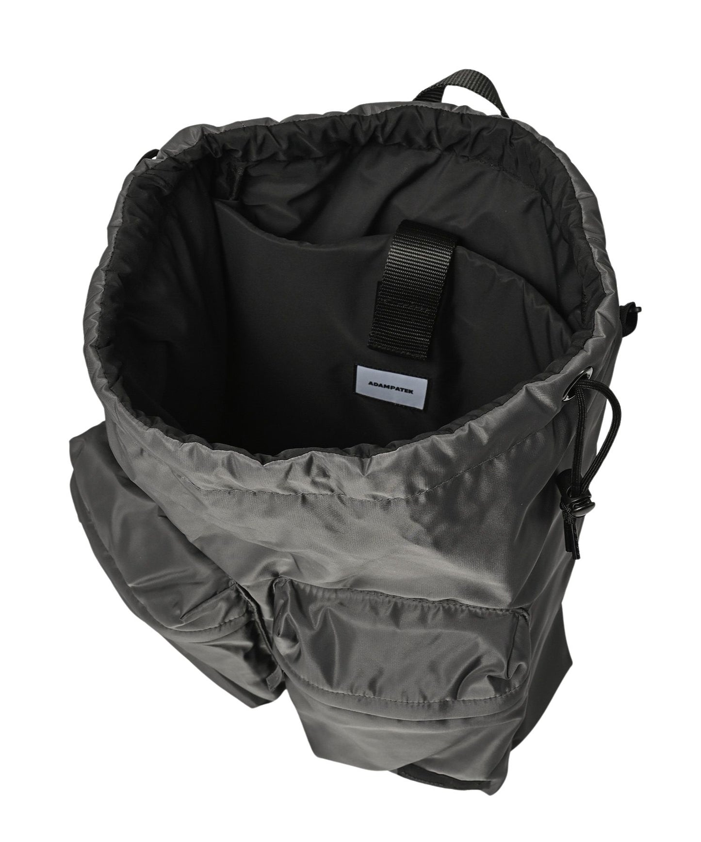 double pockets drawstring backpack