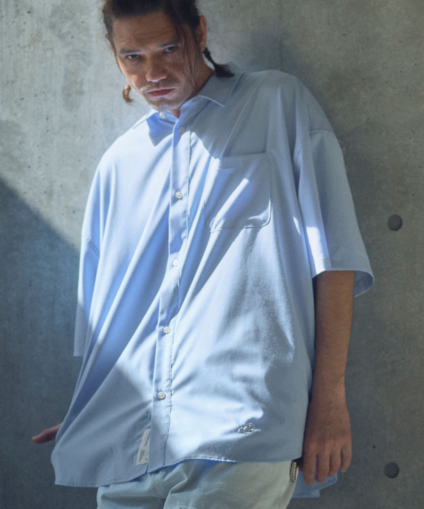 ap embroidery short sleeve shirt