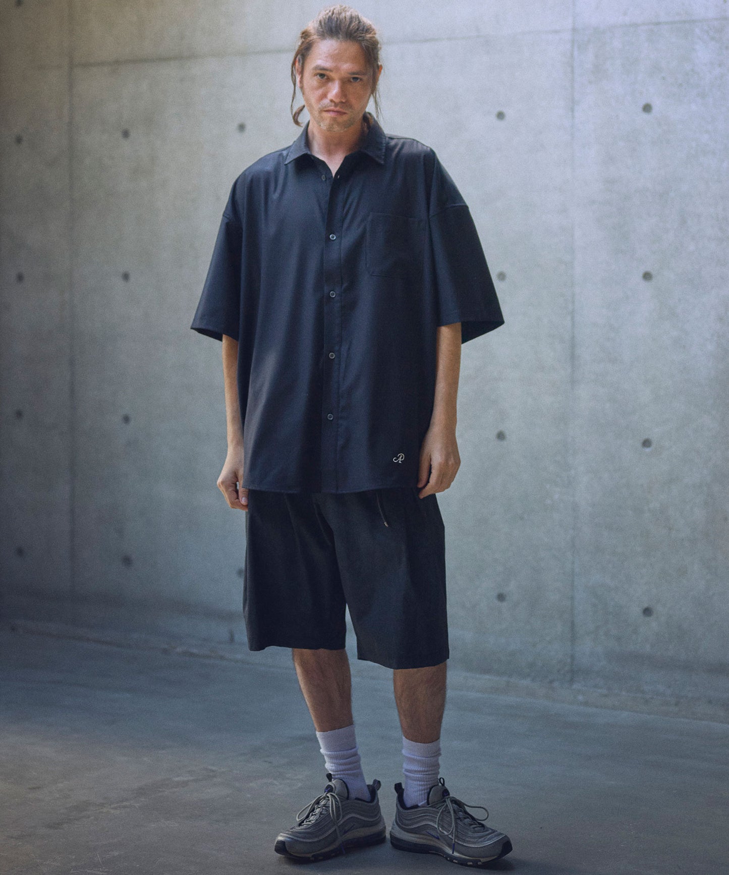 ap embroidery short sleeve shirt