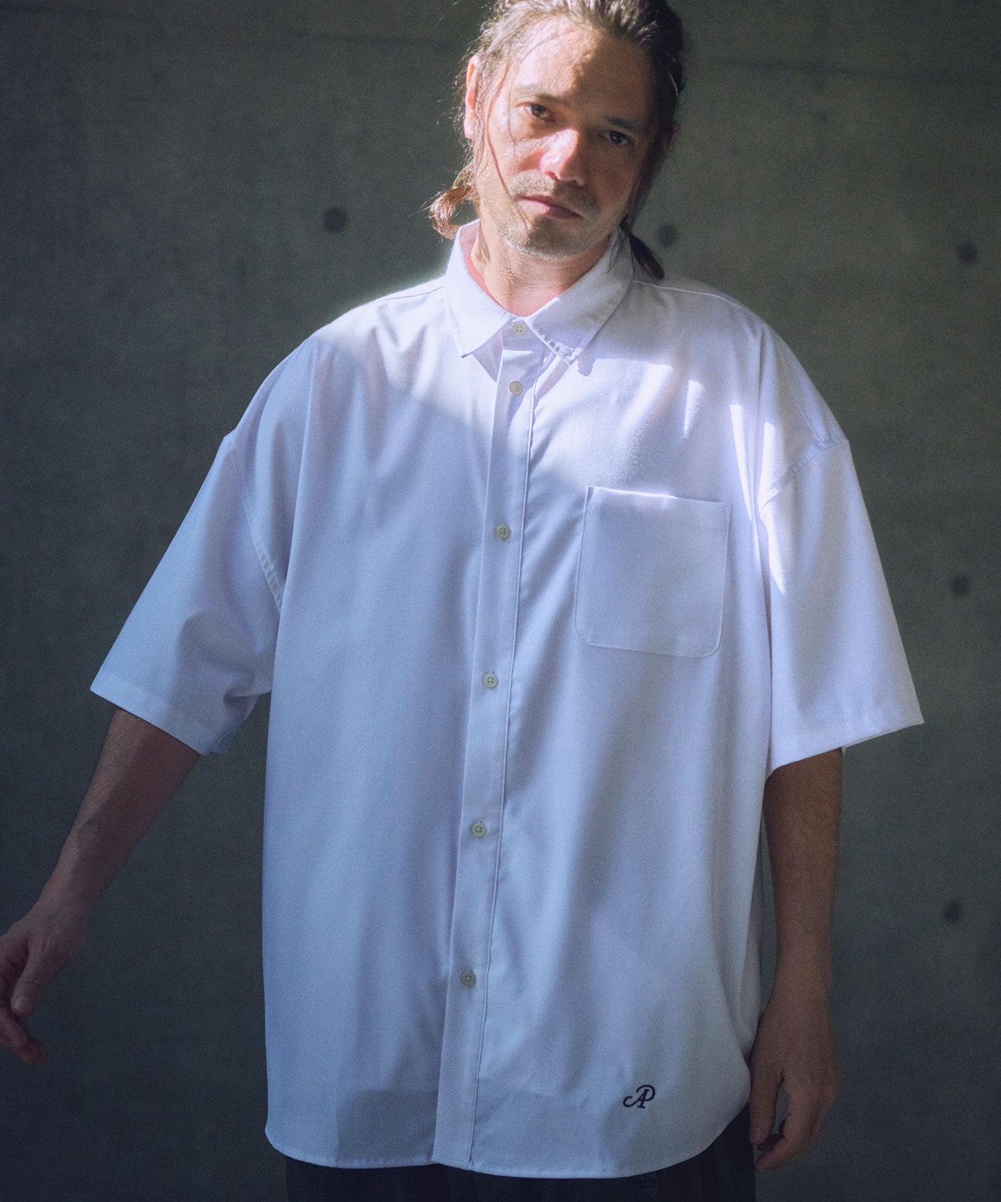 ap embroidery short sleeve shirt