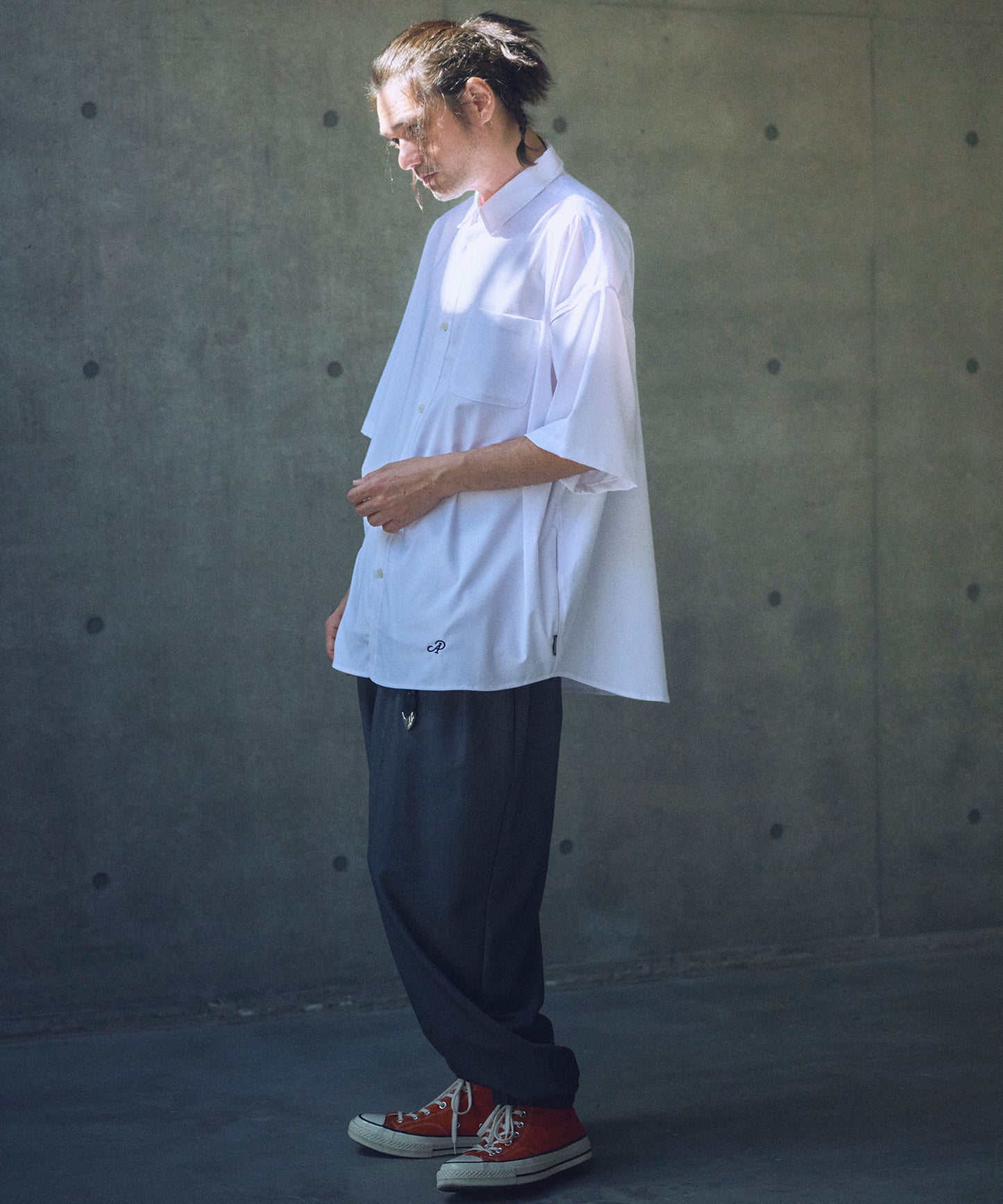 ap embroidery short sleeve shirt