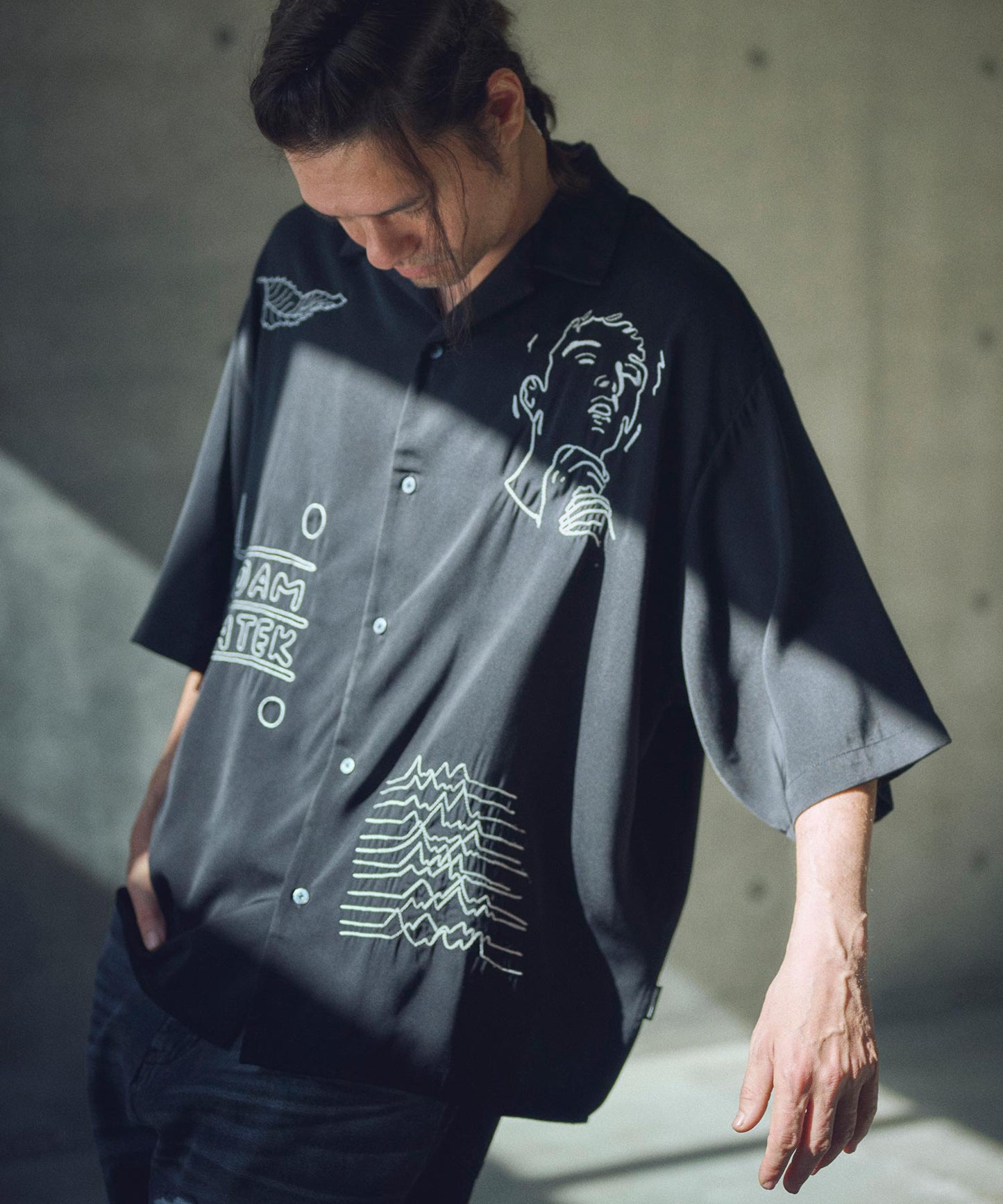mad embroidery short sleeve shirt