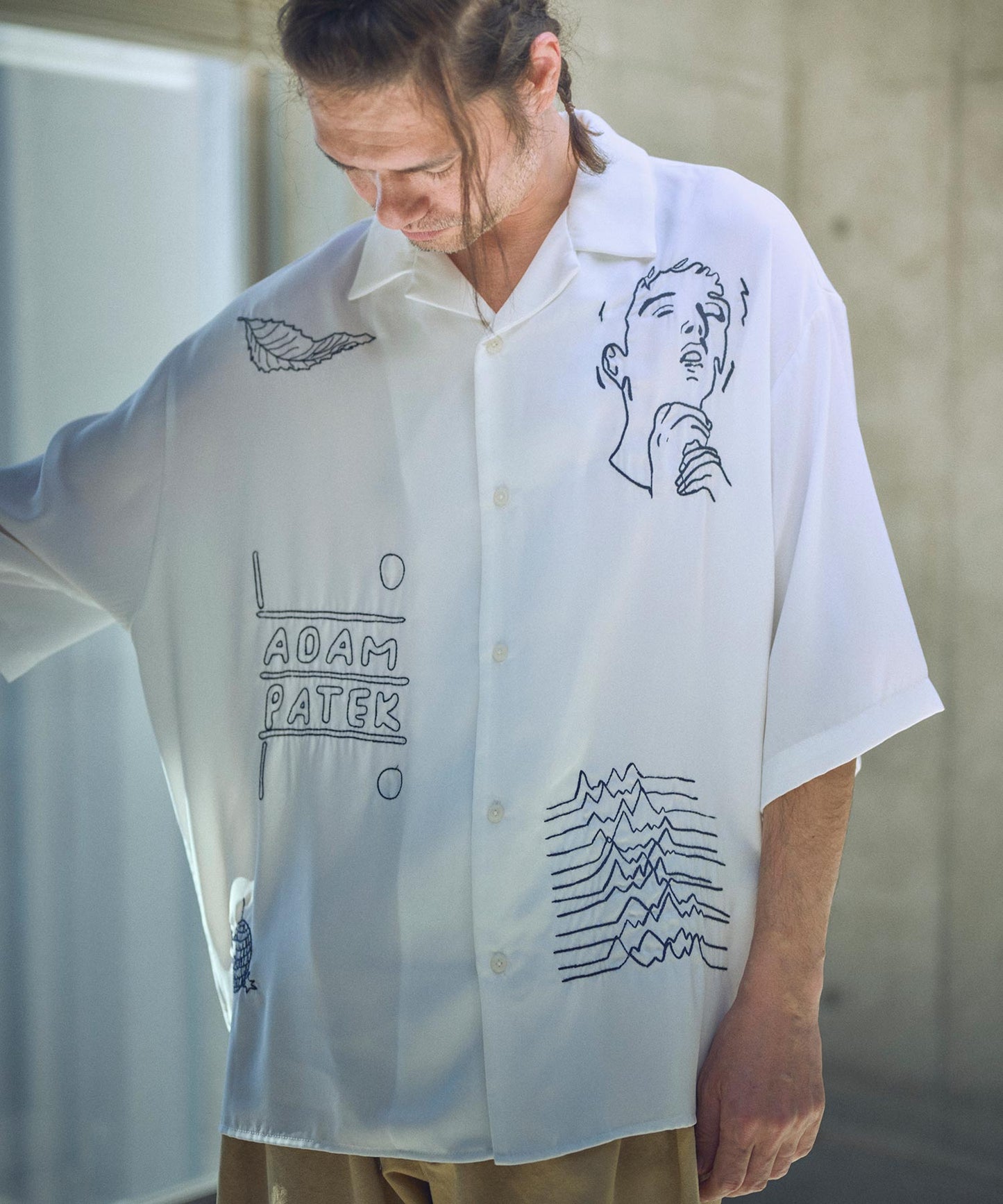 mad embroidery short sleeve shirt