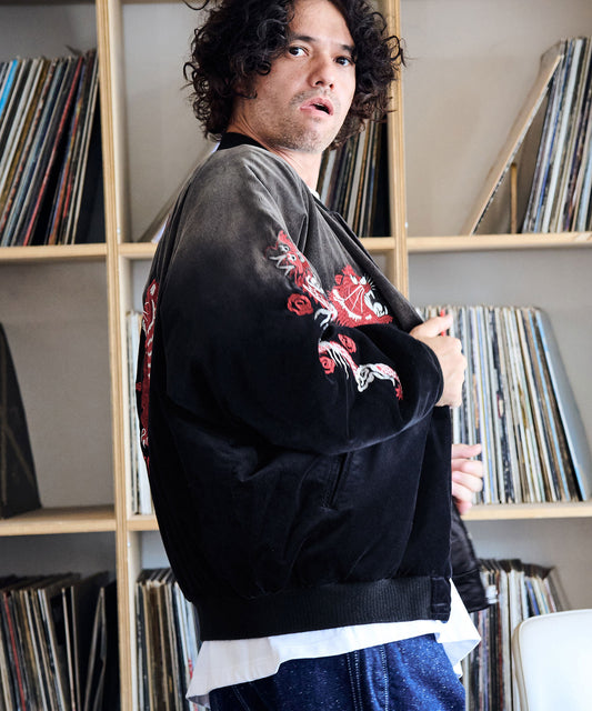 aging reversible souvenir jacket_AP2423004_アウター