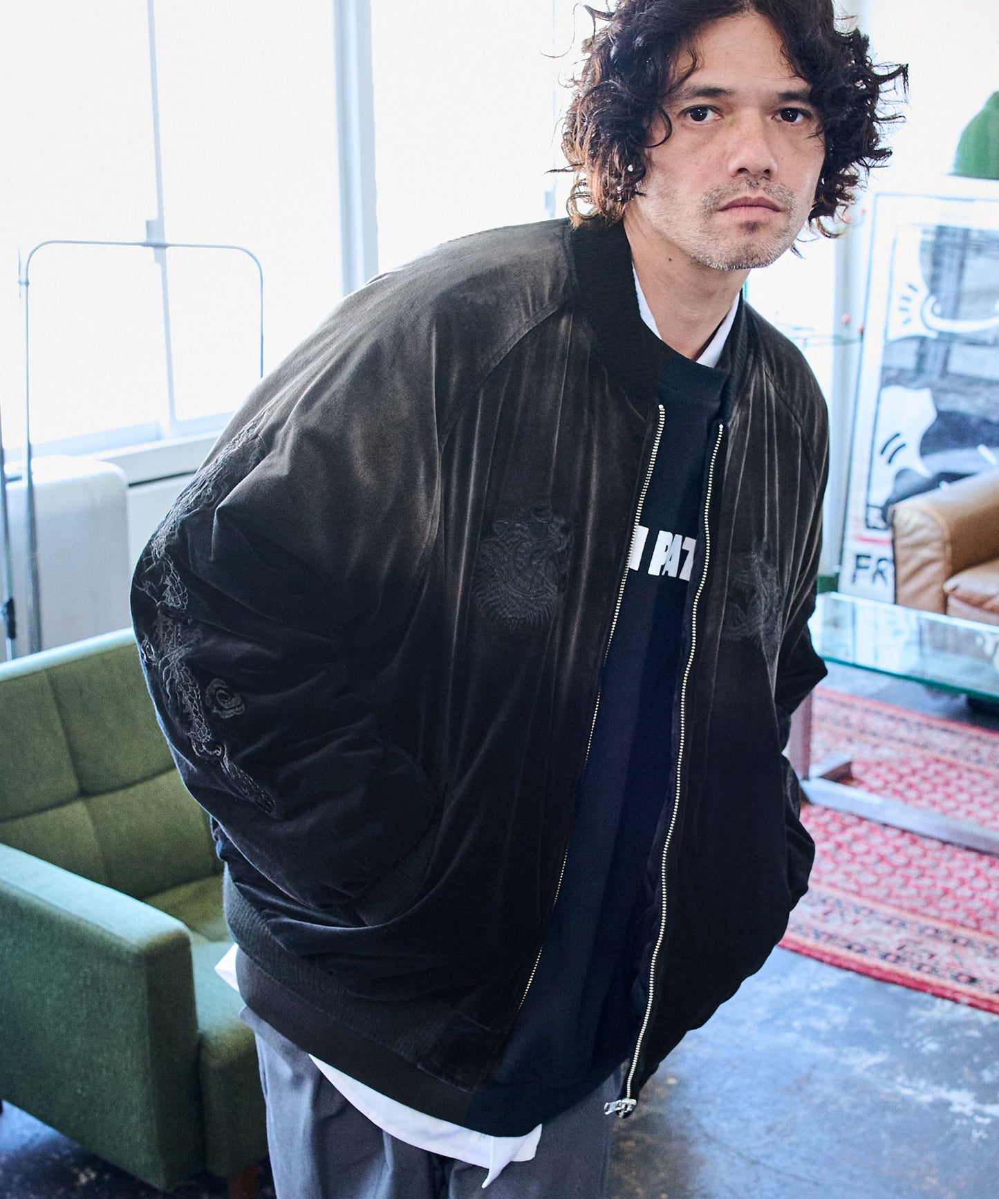 aging reversible souvenir jacket_AP2423004_アウター