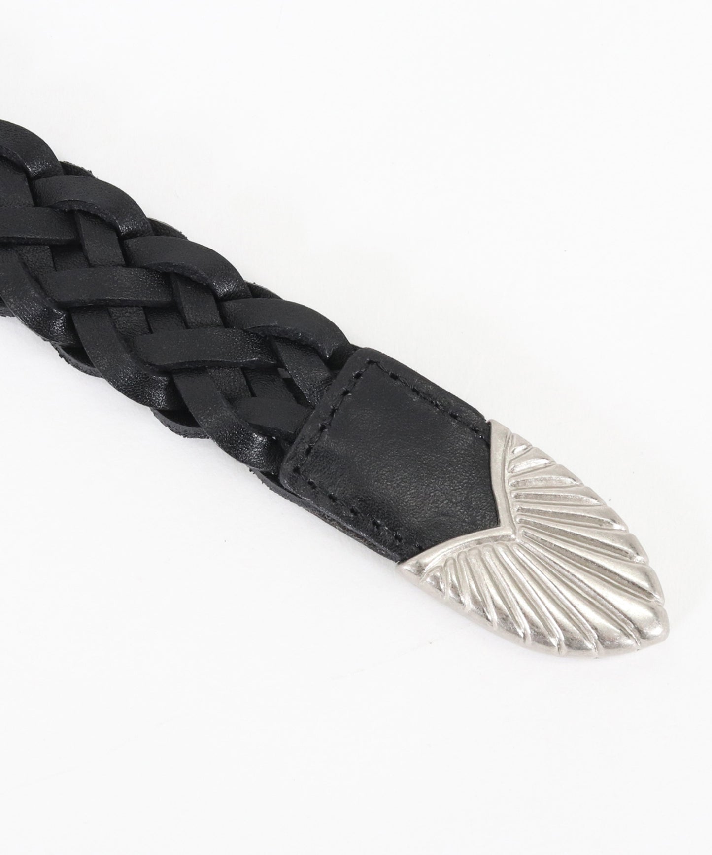 braided leather belt_AP2419004_ベルト