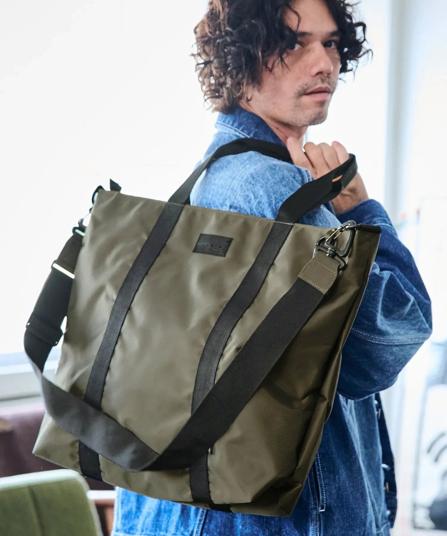 firm polyester tote bag_AP2429025_バッグ