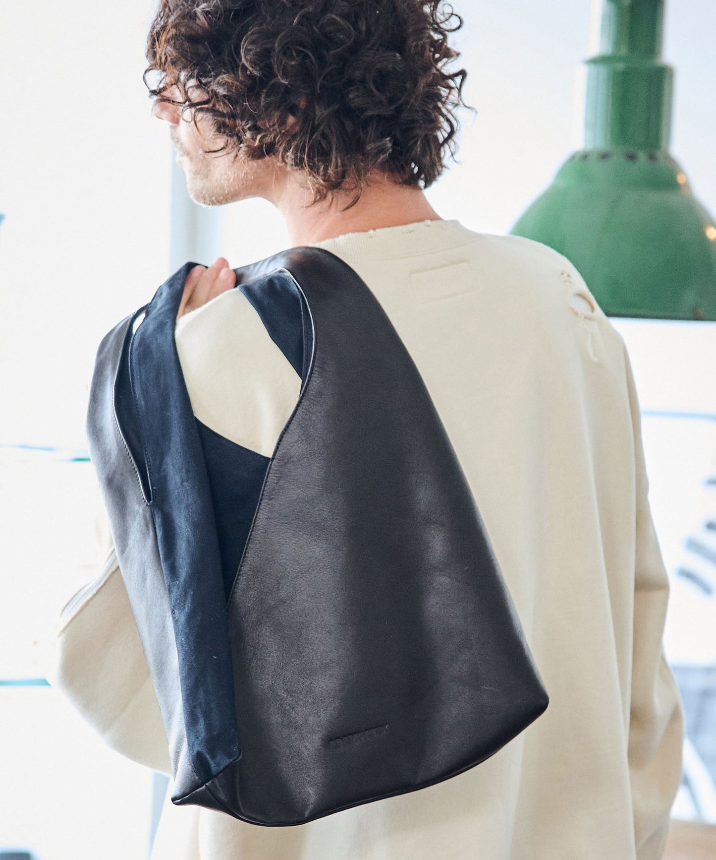 leather switching marche bag_AP2429019_バッグ