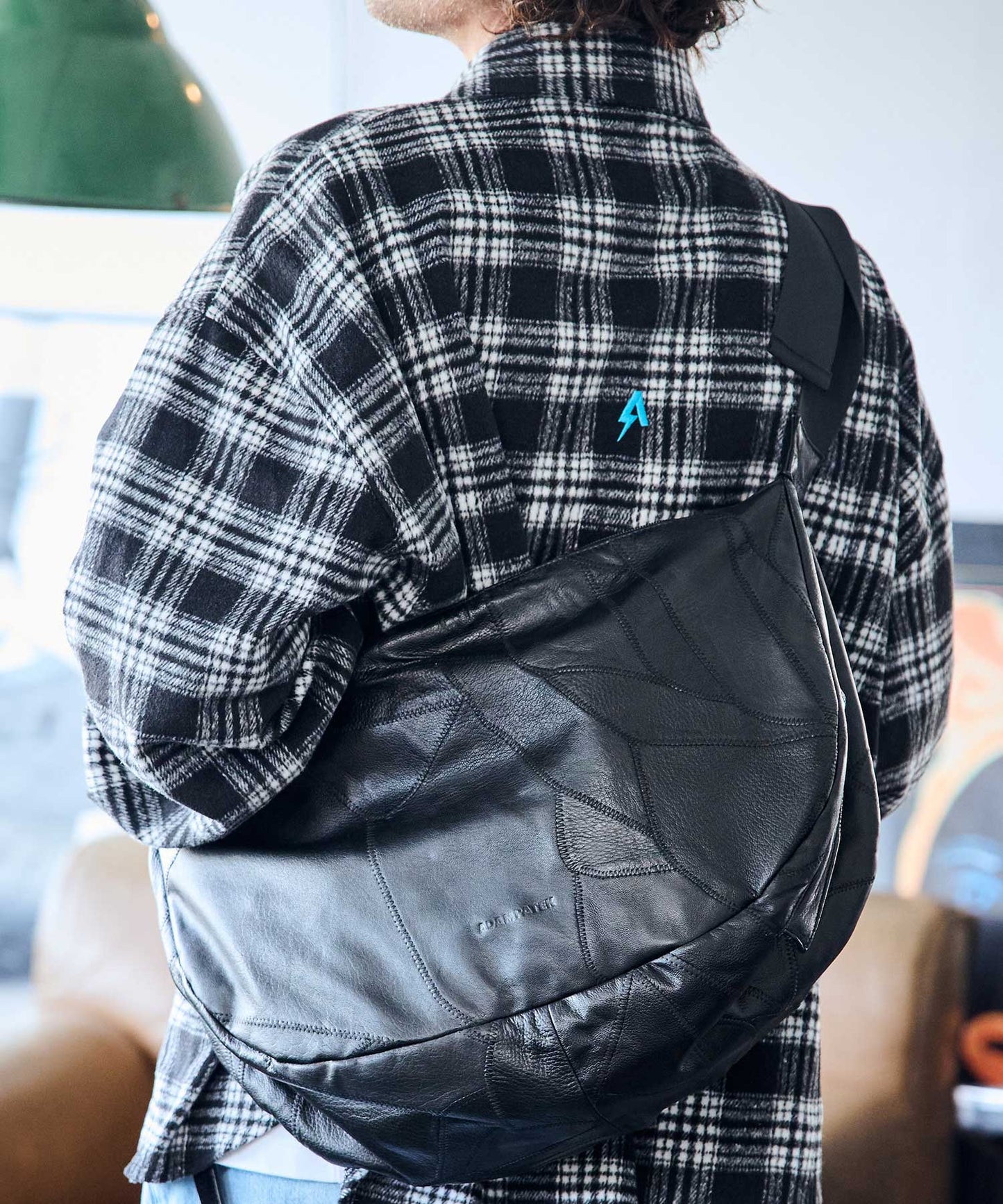 recycle patchwork leather shoulder bag_AP2429021_バッグ