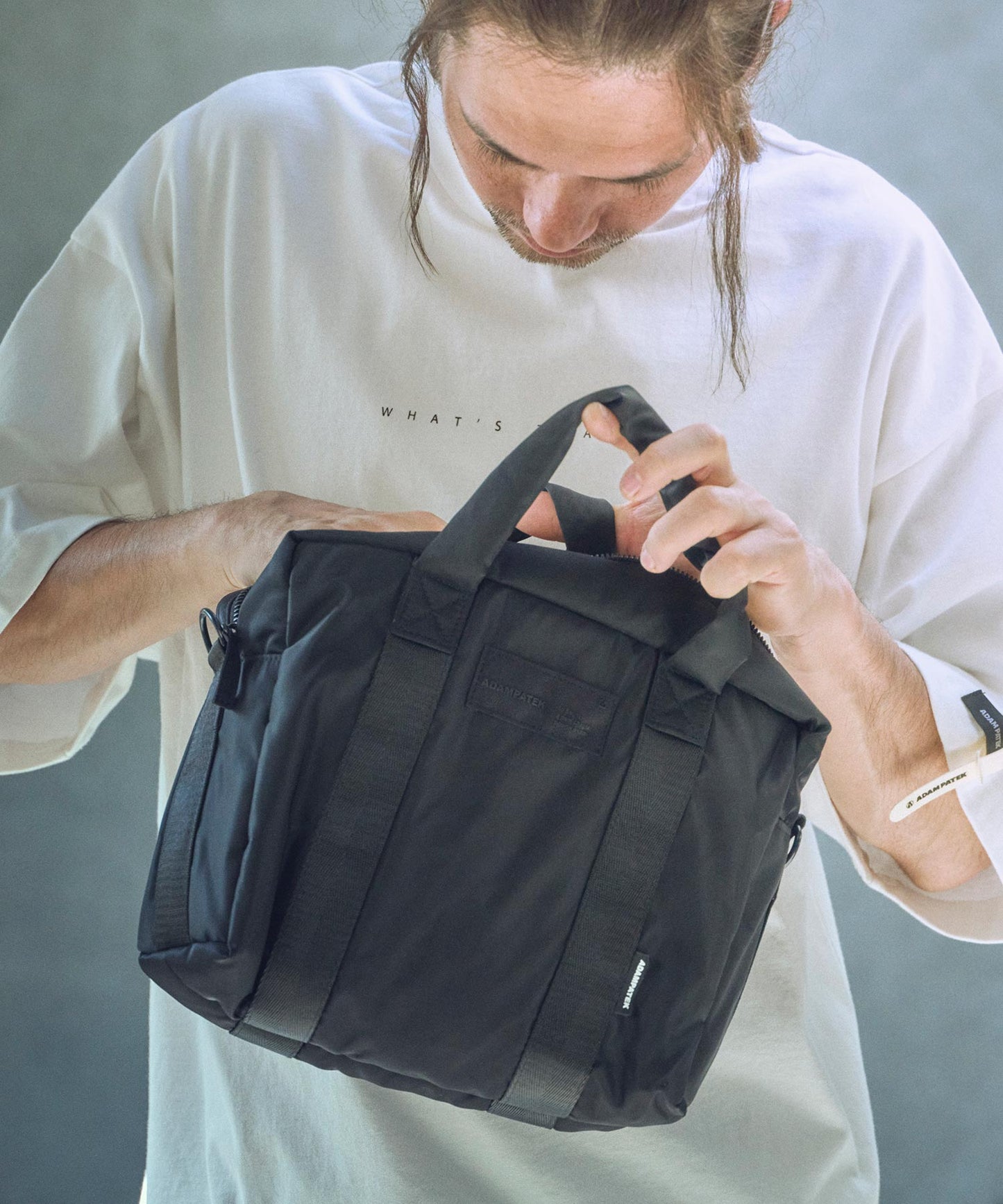 square mini boston bag