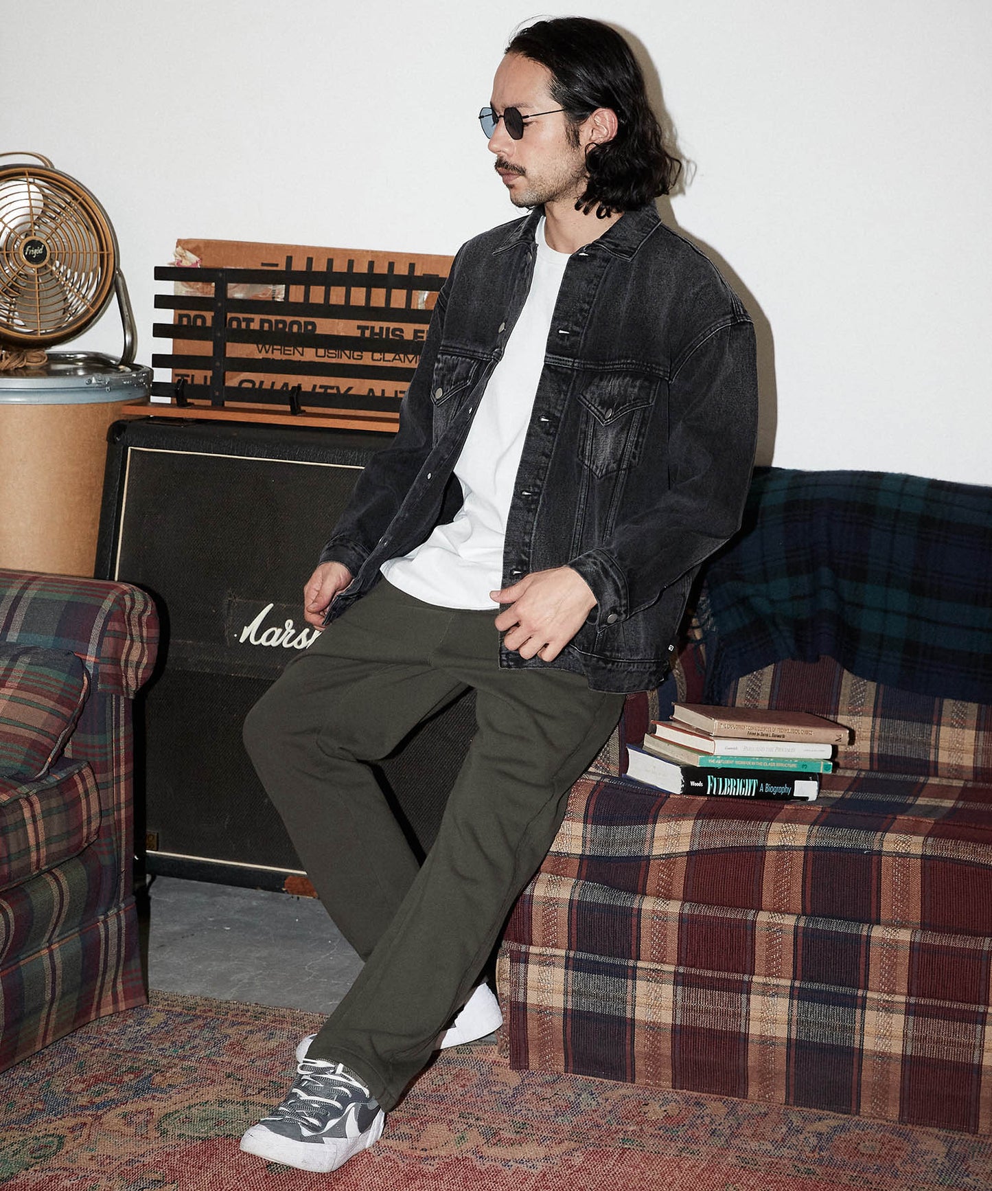 side switching line pants_ AP2318023_ボトムス