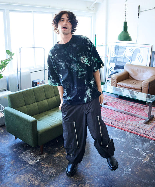 c/n wide parachute pants_AP2428015_ボトムス