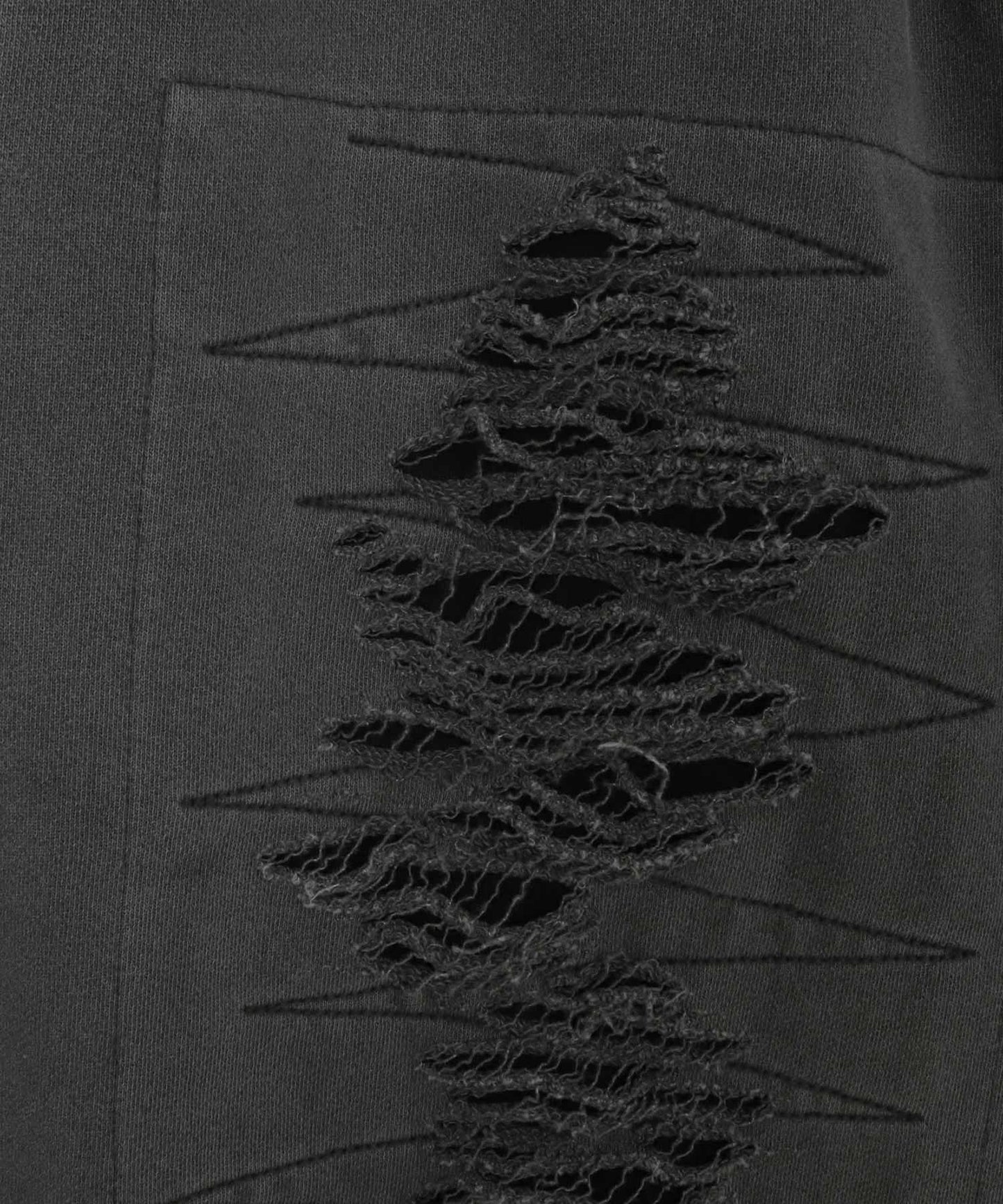 pigment dyeing damage wide pants