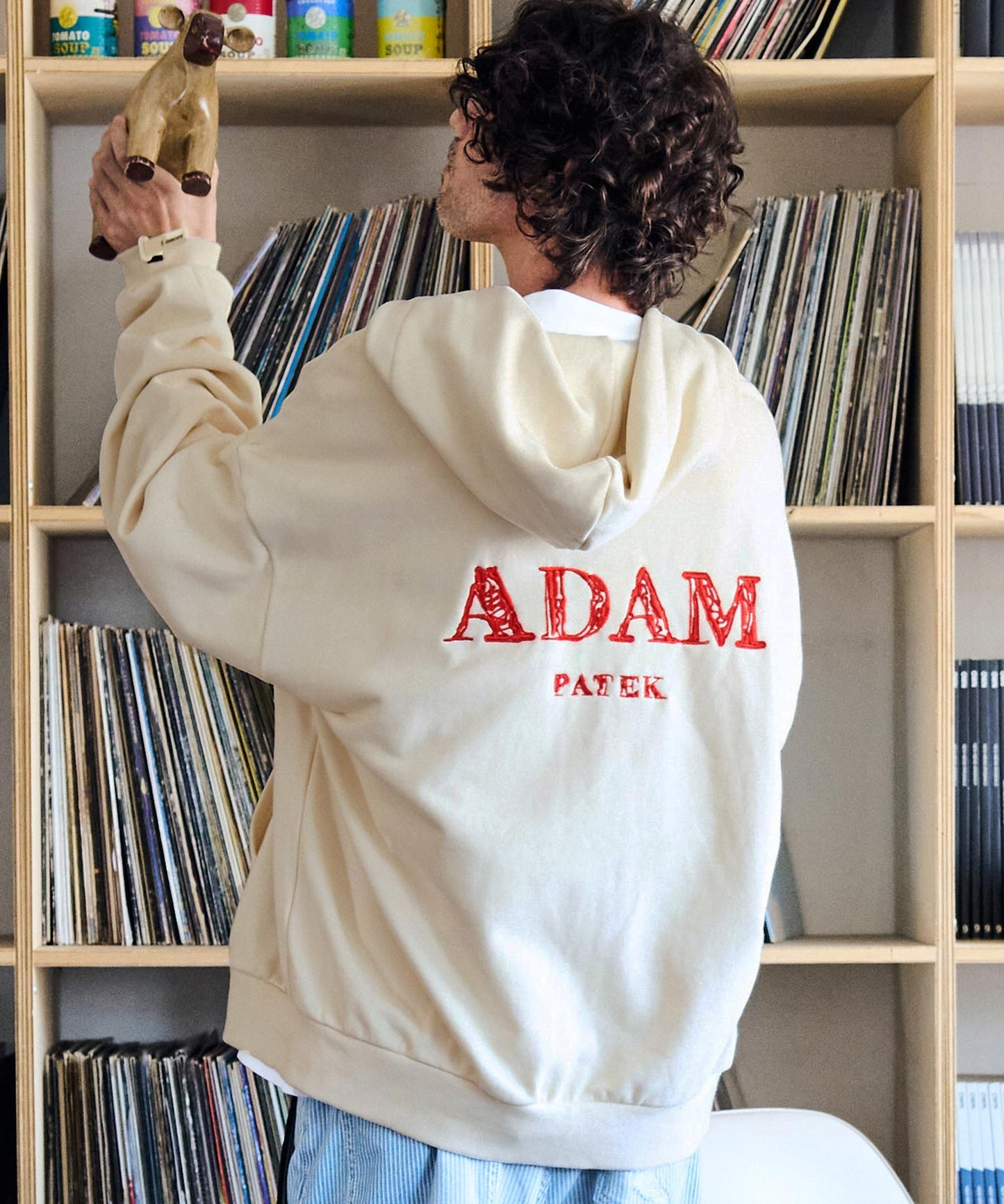 logo zip up hoodie_AP2424006_トップス
